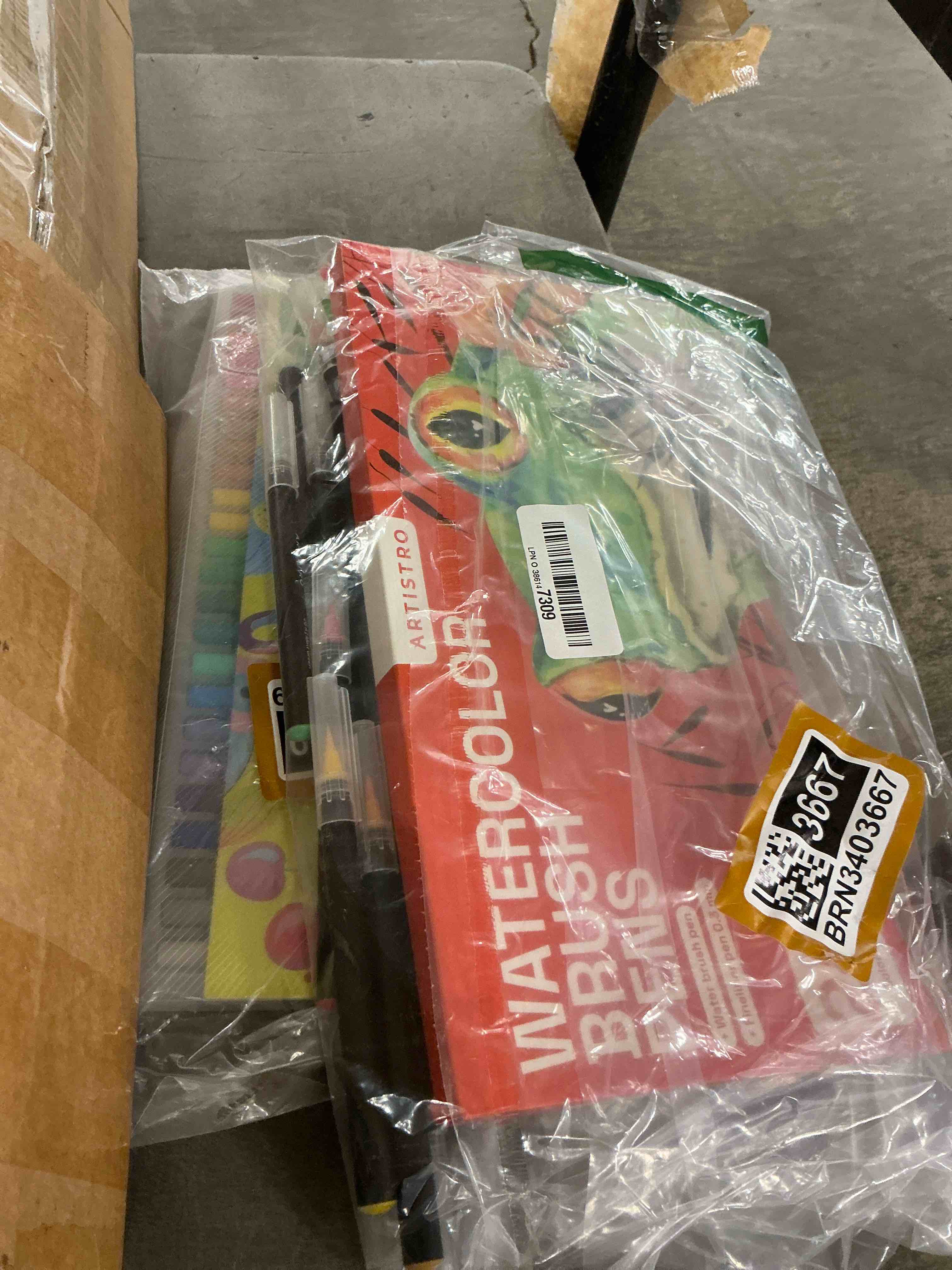 Condition photo showing Good Condition for ARTISTRO 24 Watercolor Markers with Flexible Brush Tip - Watercolor Brush Pens for Pros & Beginners - Consistent Flow for Smooth Blending, Washable, Non-Toxic - Ideal for Coloring, Calligraphy, & More