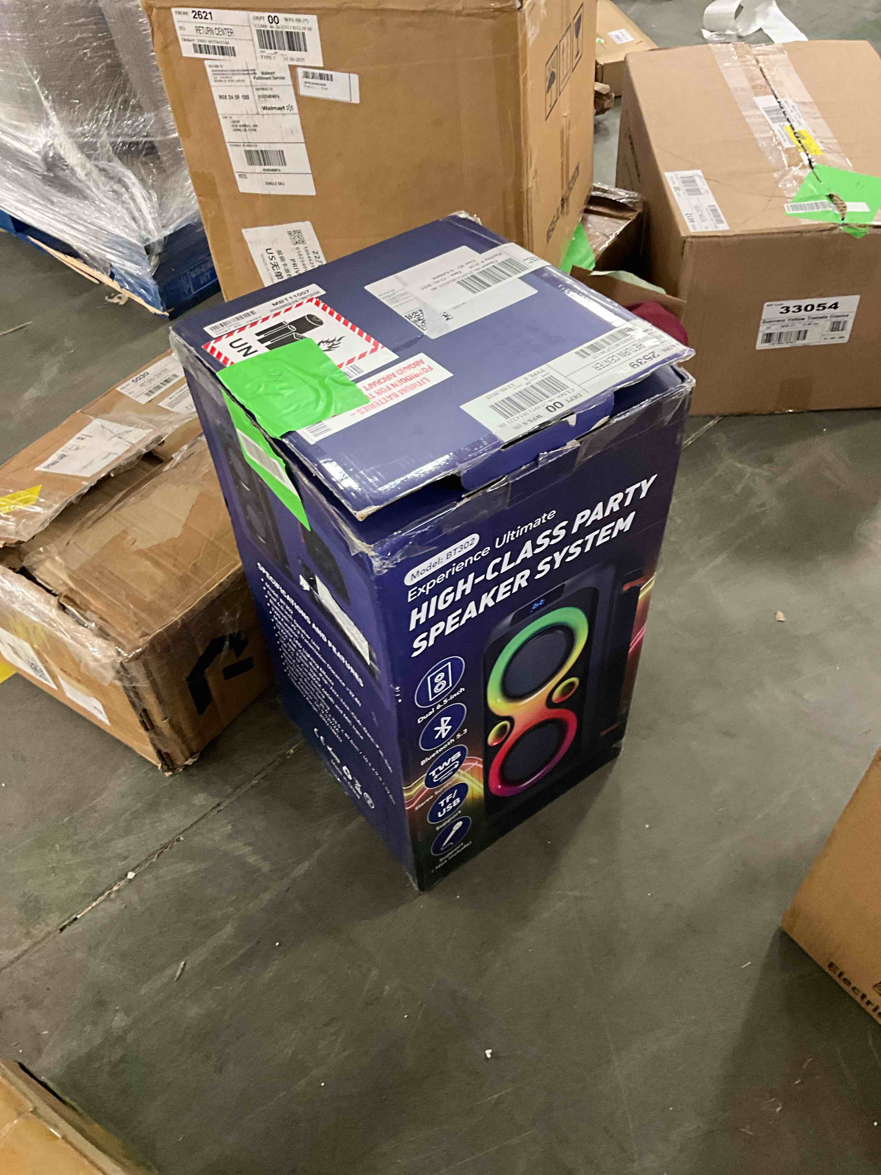 Condition photo showing Good Condition for Dual 6.5-inch 160W Large Loudest Party Speaker Bluetooth Wireless with Microphone Jack  Support USB TF  Rich Bass for DJ  Karaoke