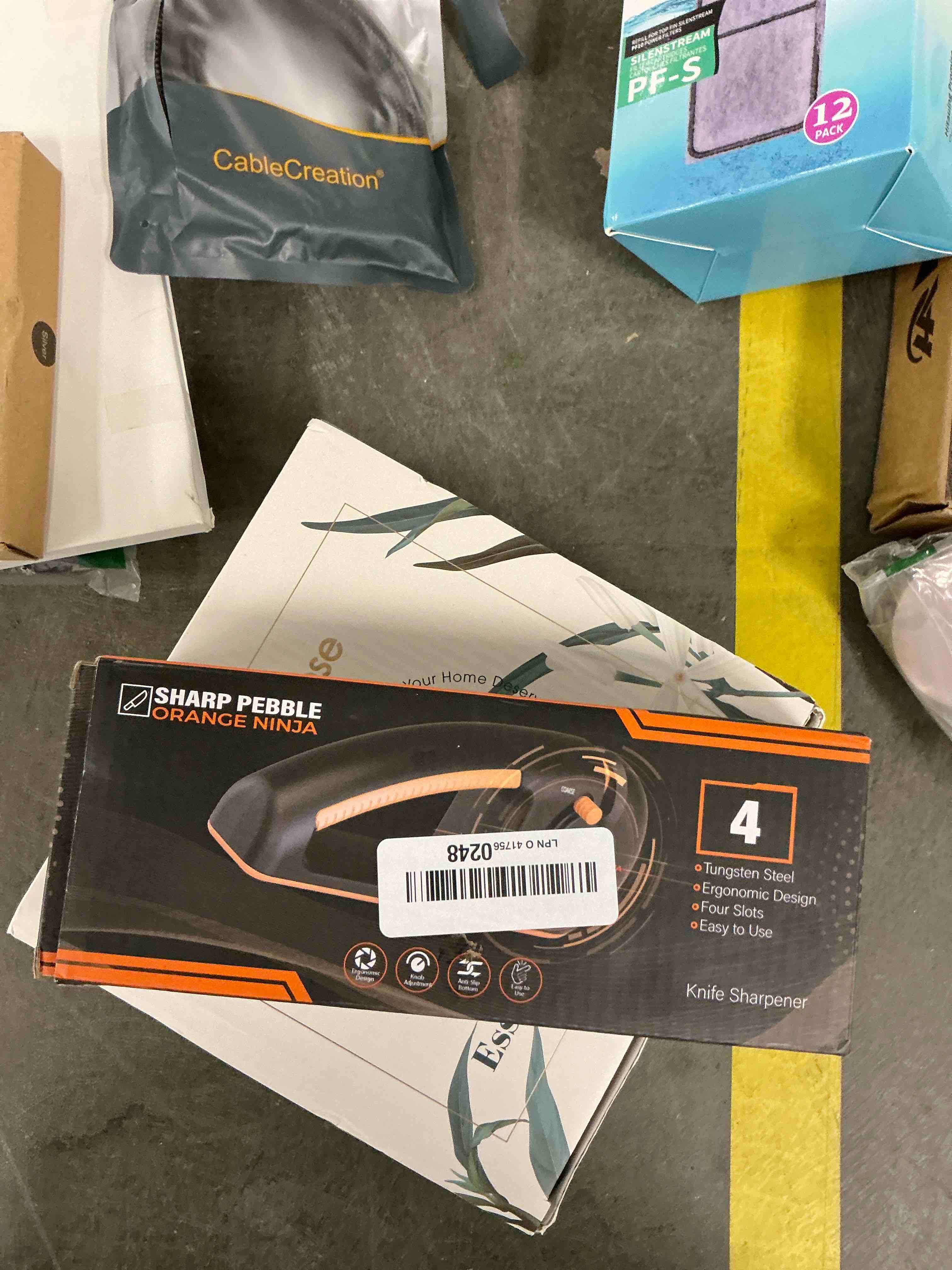 Condition photo showing Good Condition for Orange Ninja 4-Stage Knife Sharpener & Serrated Knife Sharpener– Repairs, Sharpens & Polishes Blades with Ergonomic Non-Slip Grip
