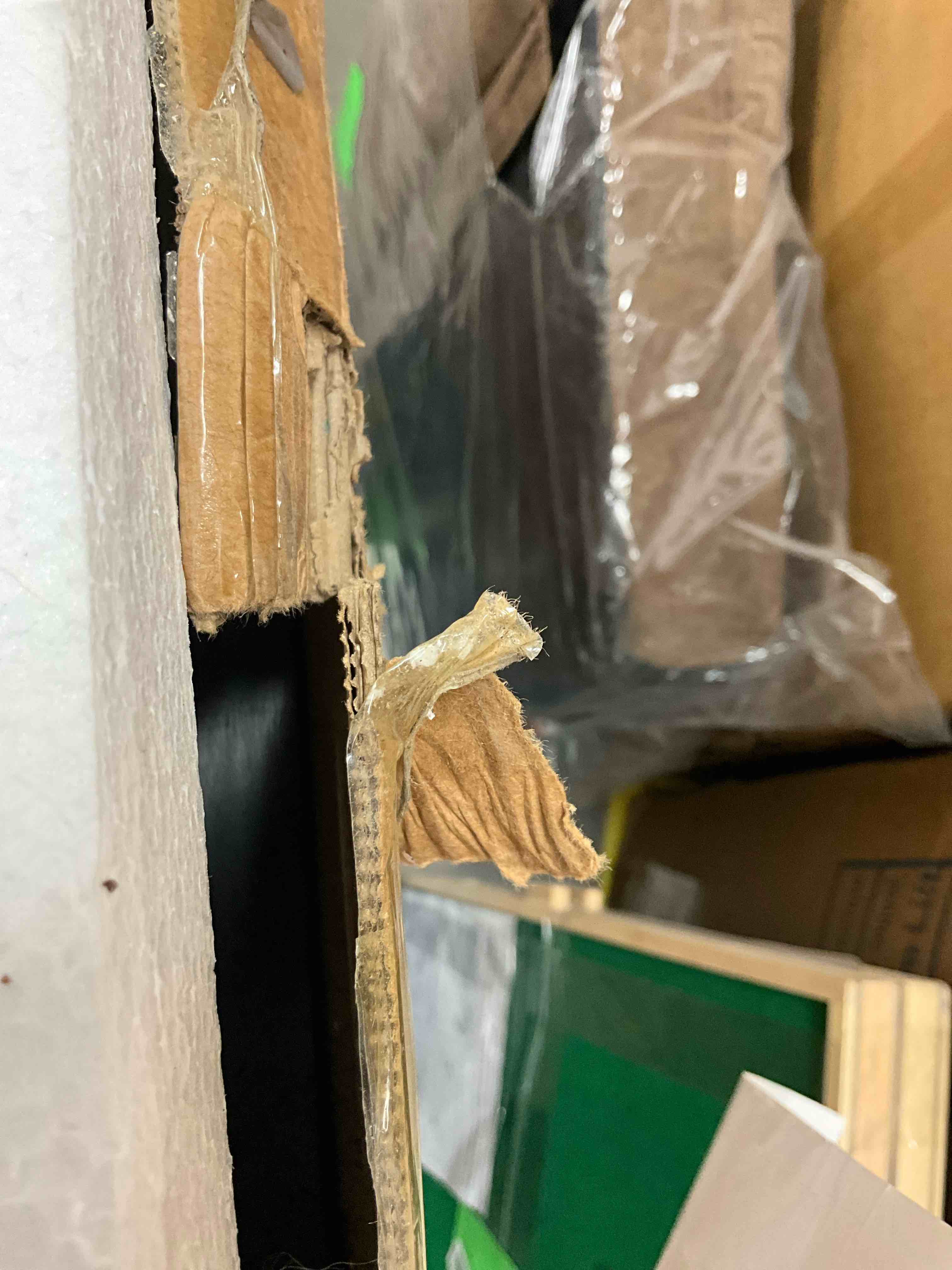 Condition photo showing New/Like New for EDX Bathroom Mirror 36"x 24" Wall Mirror with Rectangular Metal Frame, Black