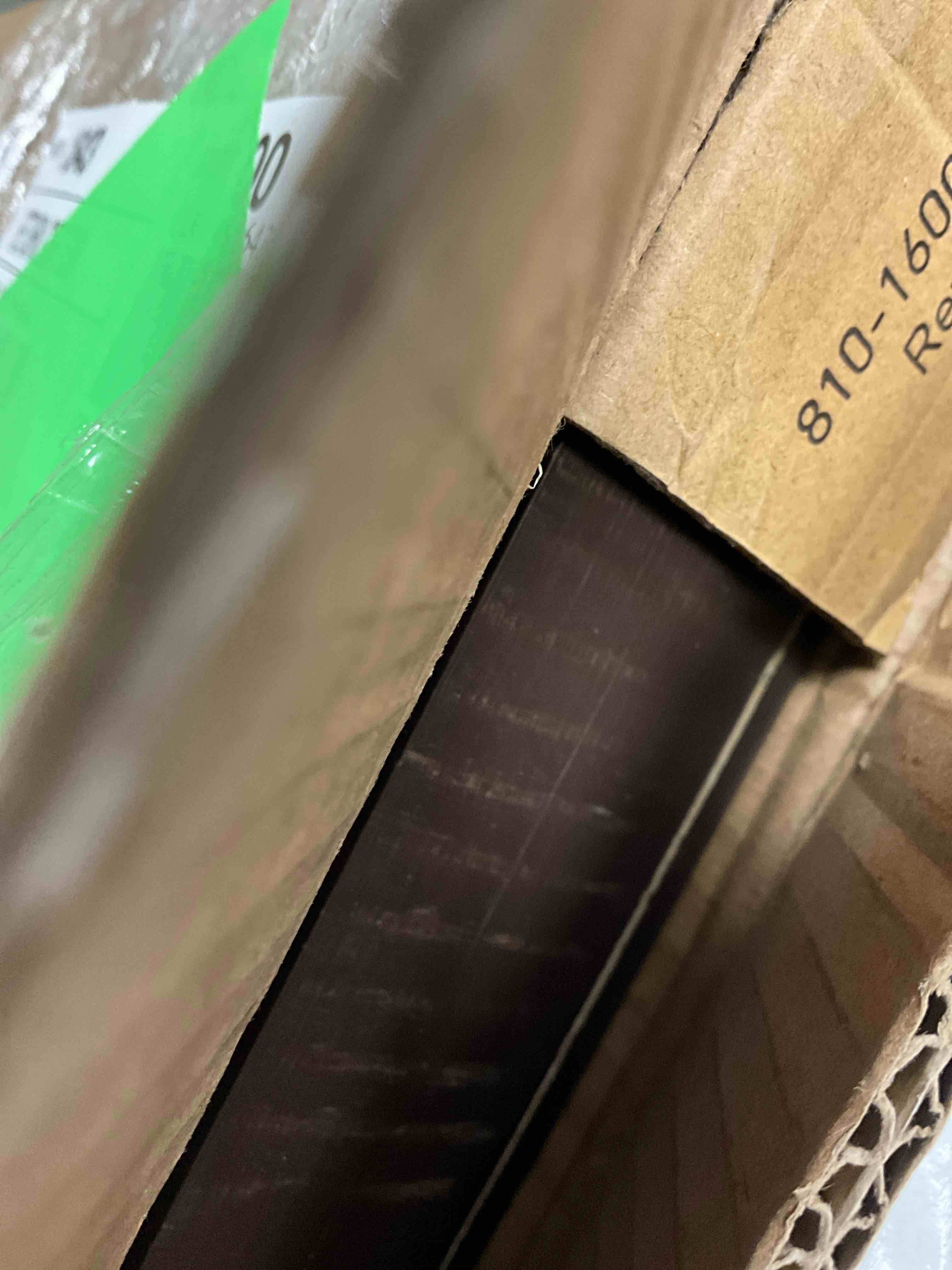 Condition photo showing Good Condition for 3-Tier Bamboo Shoe Storage Bench for Entryway, Wood Hallway Shoe Rack Shoe Organizer Shelf for Living Room, Bedroom, 11"D x 27.5"W x 17.5"H, Brown