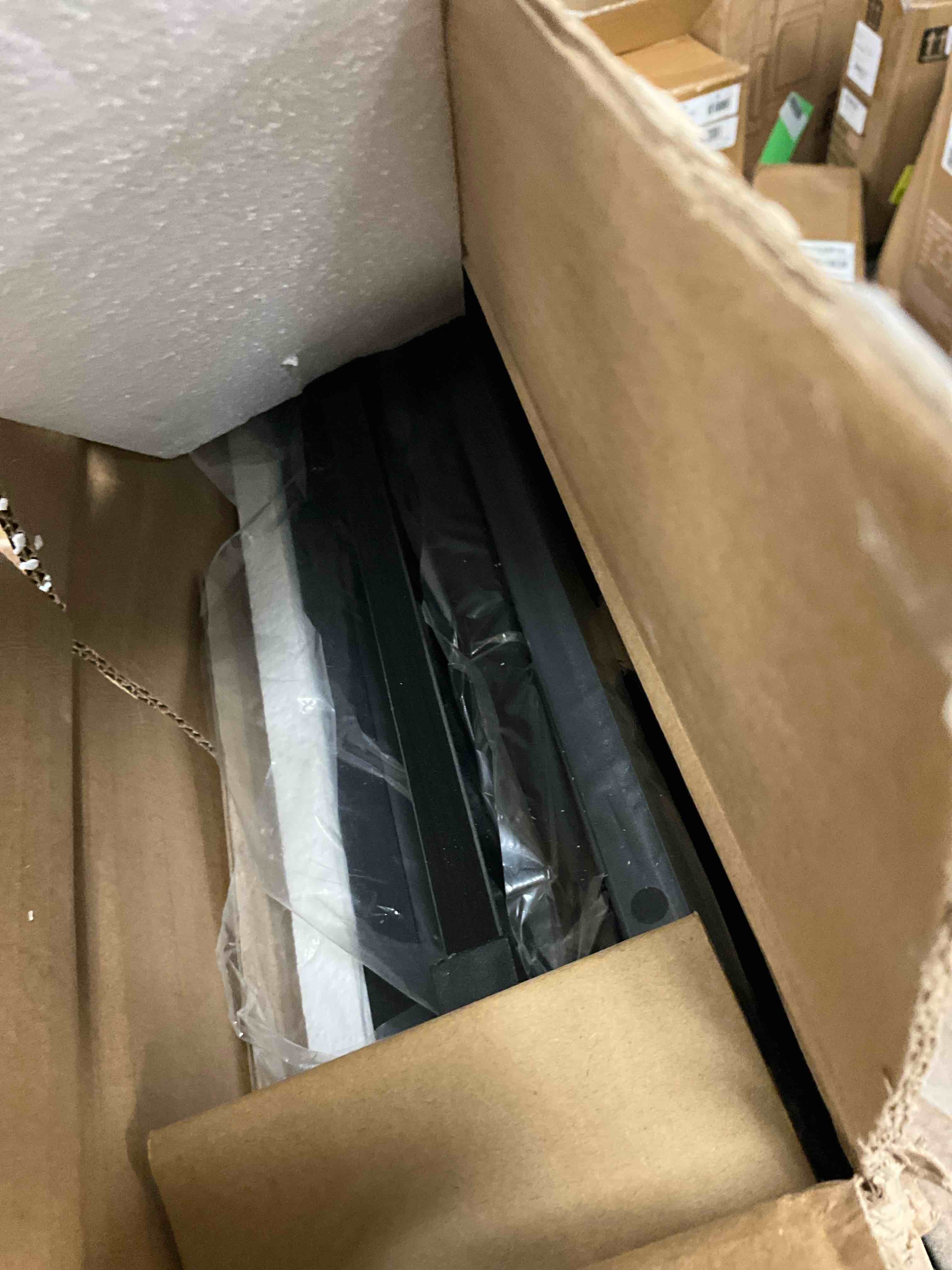 Condition photo showing New/Like New for ZUNMOS 9 Drawer Fabric Dresser for Bedroom, Chest of Drawer Organizer Storage Cabinet for Closet, Entryway, Black