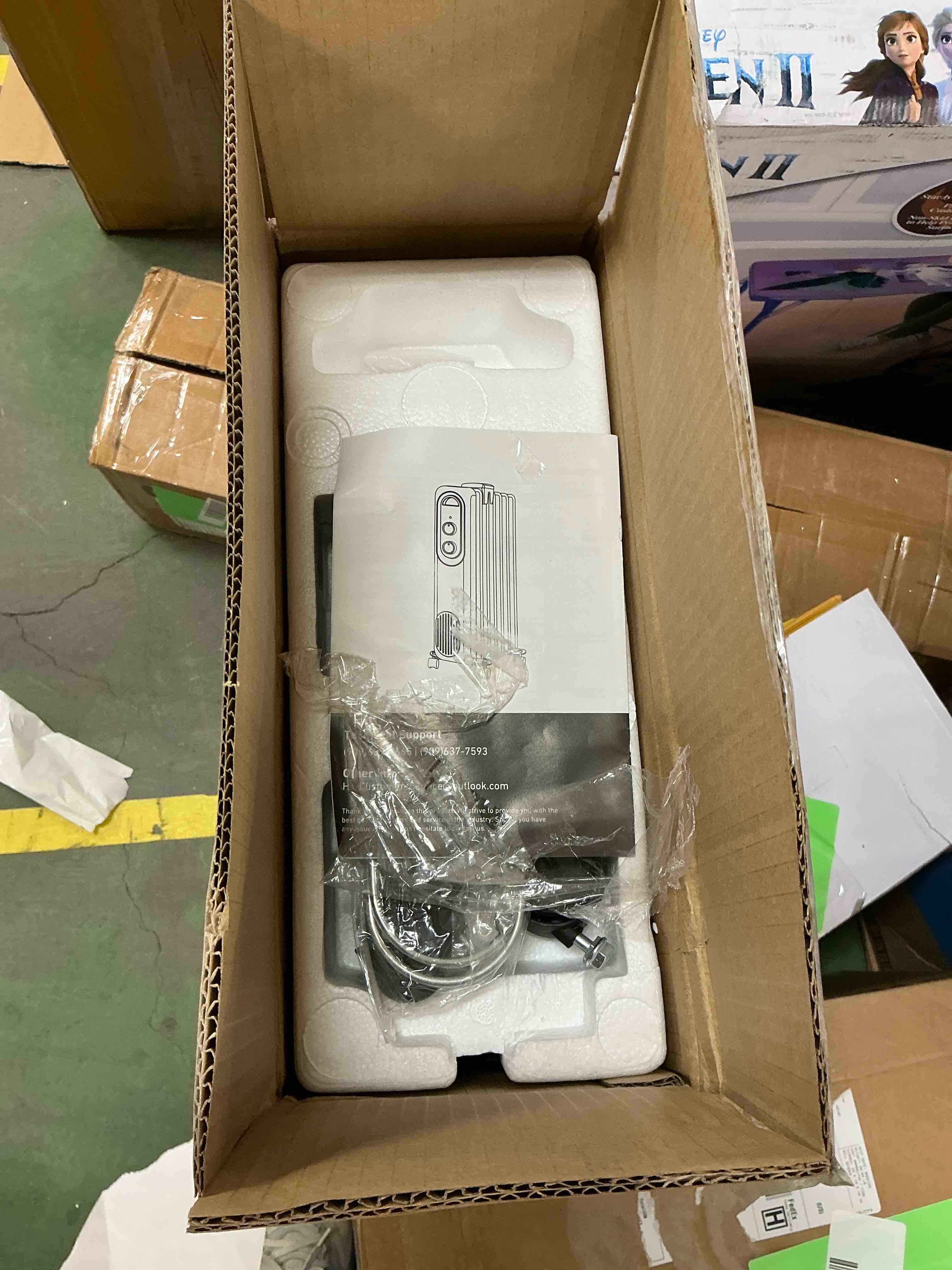 Condition photo showing Good Condition for MCQ Basic Electric Oil Filled Radiator, Space Heater with Adjustable Thermostat,for Office Bedroom Home, Black