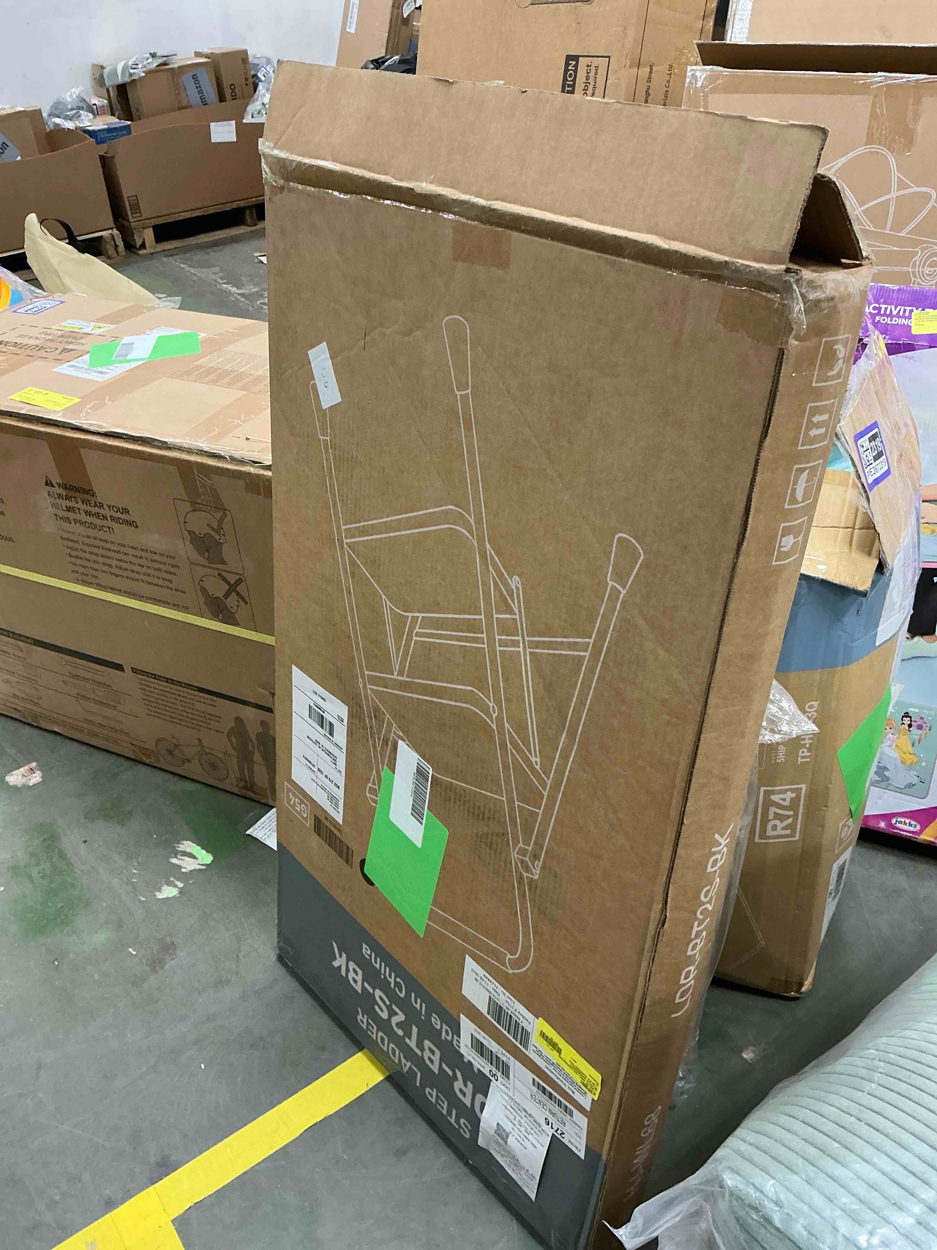 Condition photo showing New/Like New for CONCETTA 2 Step Ladder, Folding Step Stool with Anti-Slip Pedal, Lightweight Portable Ladder for Home, Workplace, 800lbs Capacity?Black