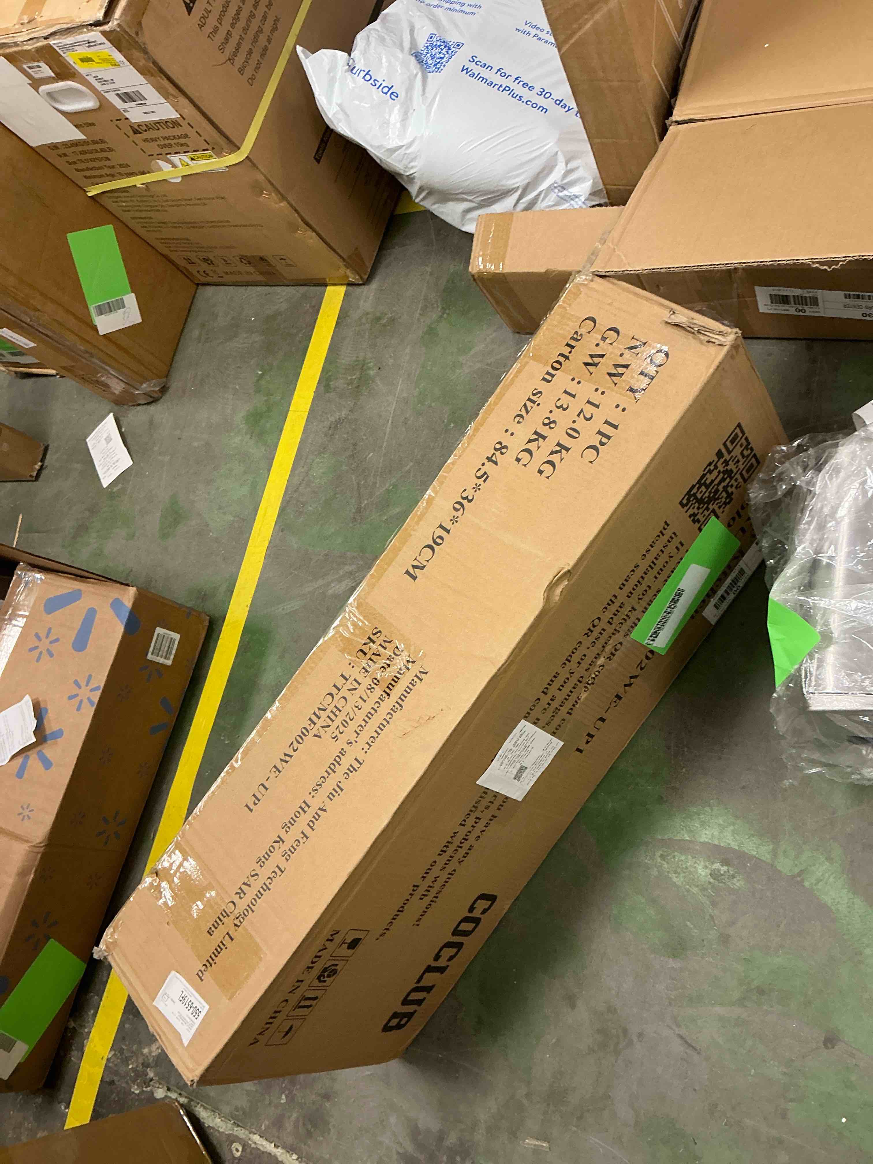 Condition photo showing Good Condition for COCLUB Play Kitchen, Wooden Kids Kitchen Playset with Chalkboard, Ice Maker, Play Phone, Cookware Accessories, Microwave Toy Kitchen Gift for Boys Girls Age 3-8 White