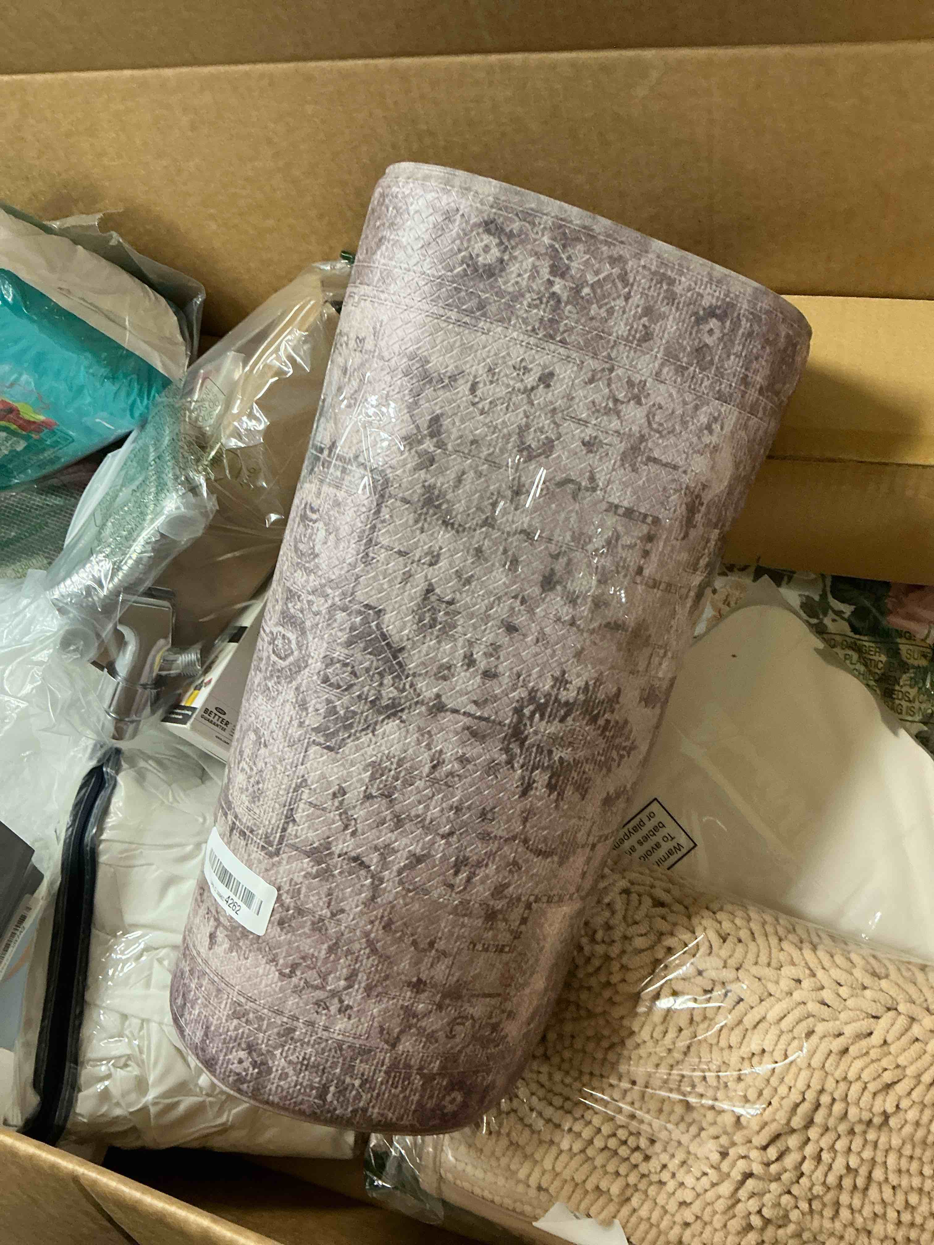 Condition photo showing Good Condition for GENIMO Kitchen Mats for Floor 2PCs, Washable Anti Fatigue Mat for Cushioned, 17.3"x47"+17.3"x30", Waterproof Kitchen Rugs, Non Slip Standing Mat Rug for Home, Runner, Sink, Laundry, Vintage Grey Vintage Grey 17.3"x47"+17.3"x30"--0.4 inches