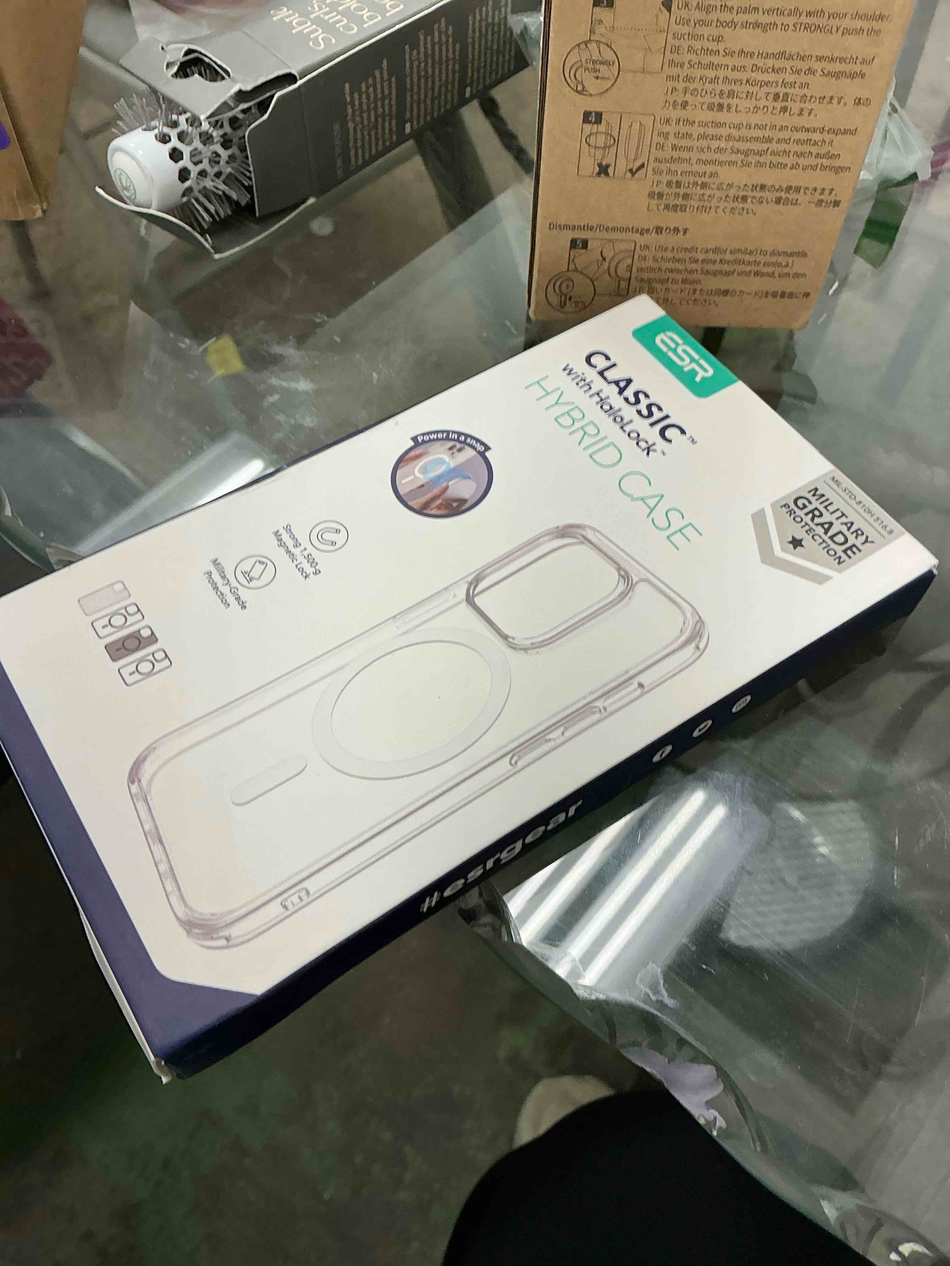 Condition photo showing Good Condition for ESR Military-Grade MagSafe Compatible Shockproof Yellowing Resistant Magnetic Case for iPhone 14 Pro Max, Frosted Black iPhone 14 Pro Max C-Frosted Black