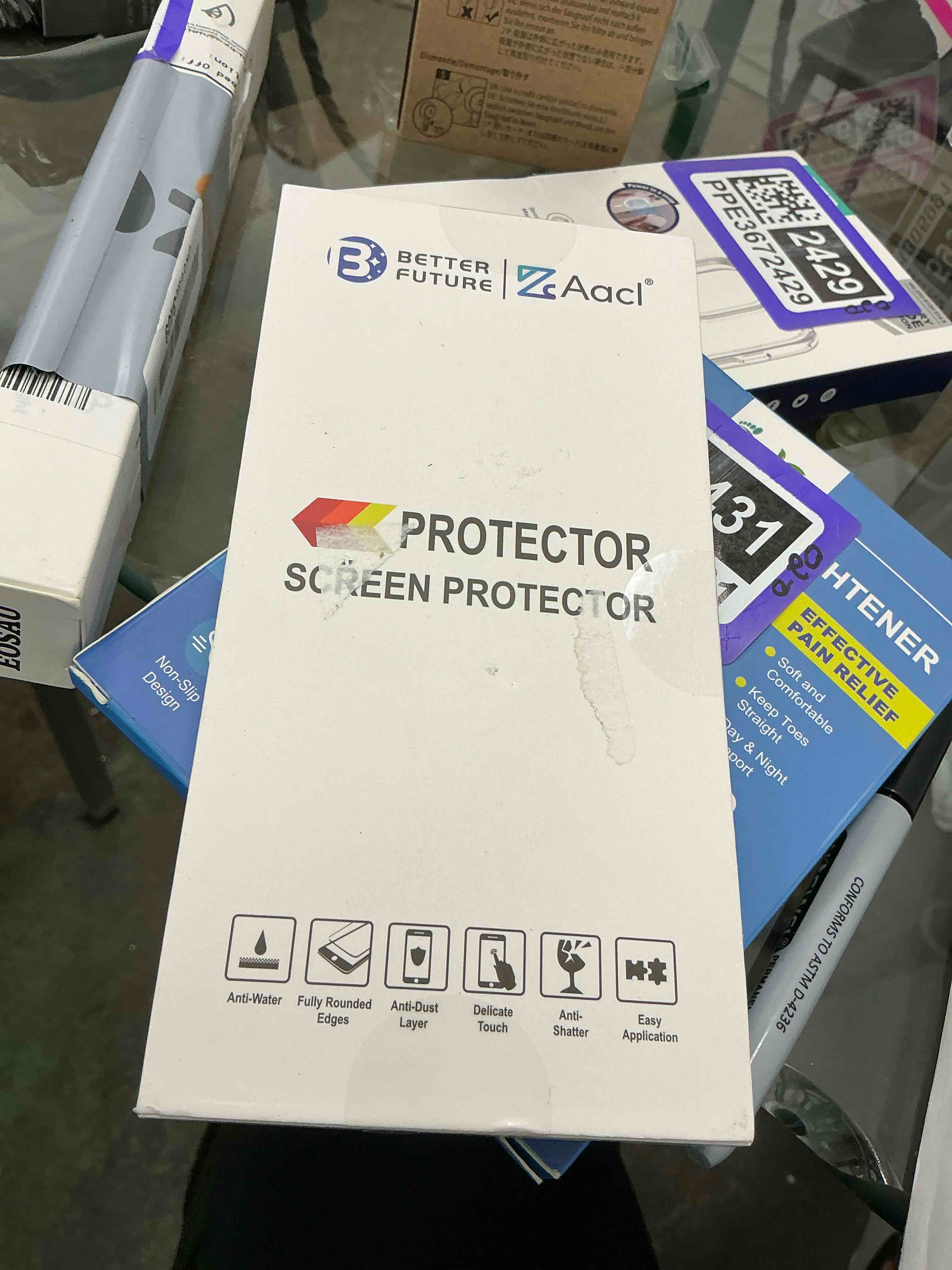 Condition photo showing Good Condition for AACL Pixel 9 Pro Screen Protector Tempered Glass with Camera Lens Protector for Google Pixel 9 Pro Screen Protector?6.3 Inch [Fingerprint Unlock][Anti-Scratch] [9H] [3 +2 Pack ]