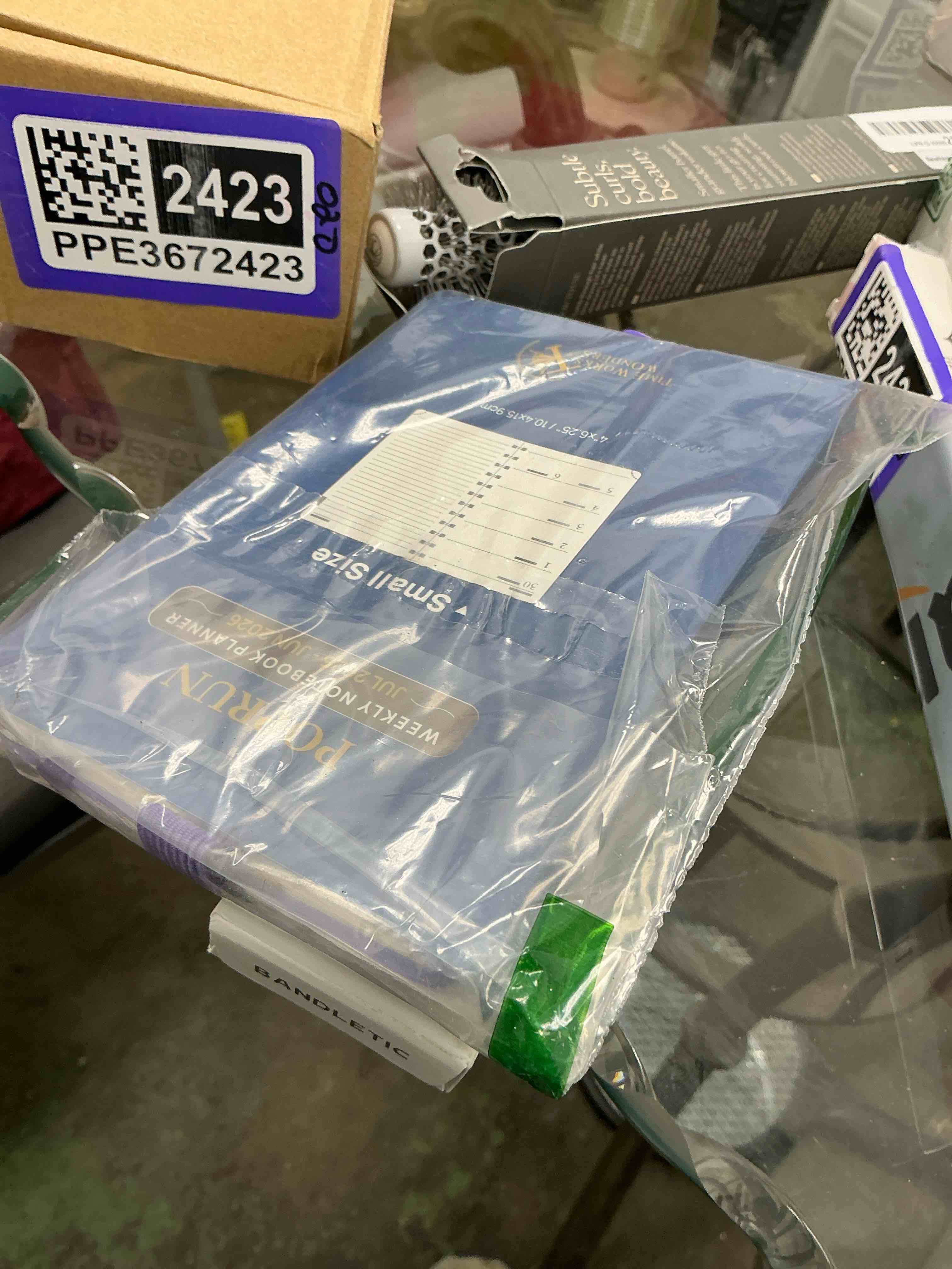 Condition photo showing Good Condition for POPRUN Planner 2025-2026 Weekly Notebook (Pocket Size 4''x 6.25''), Small Academic Calendar for Purse with Spiral Soft Cover, Plastic Ruler, Inner Pocket, 100 GSM - Lilac Lilac Pocket-4'' x 6.25'' 2025-2026 ACADEMIC