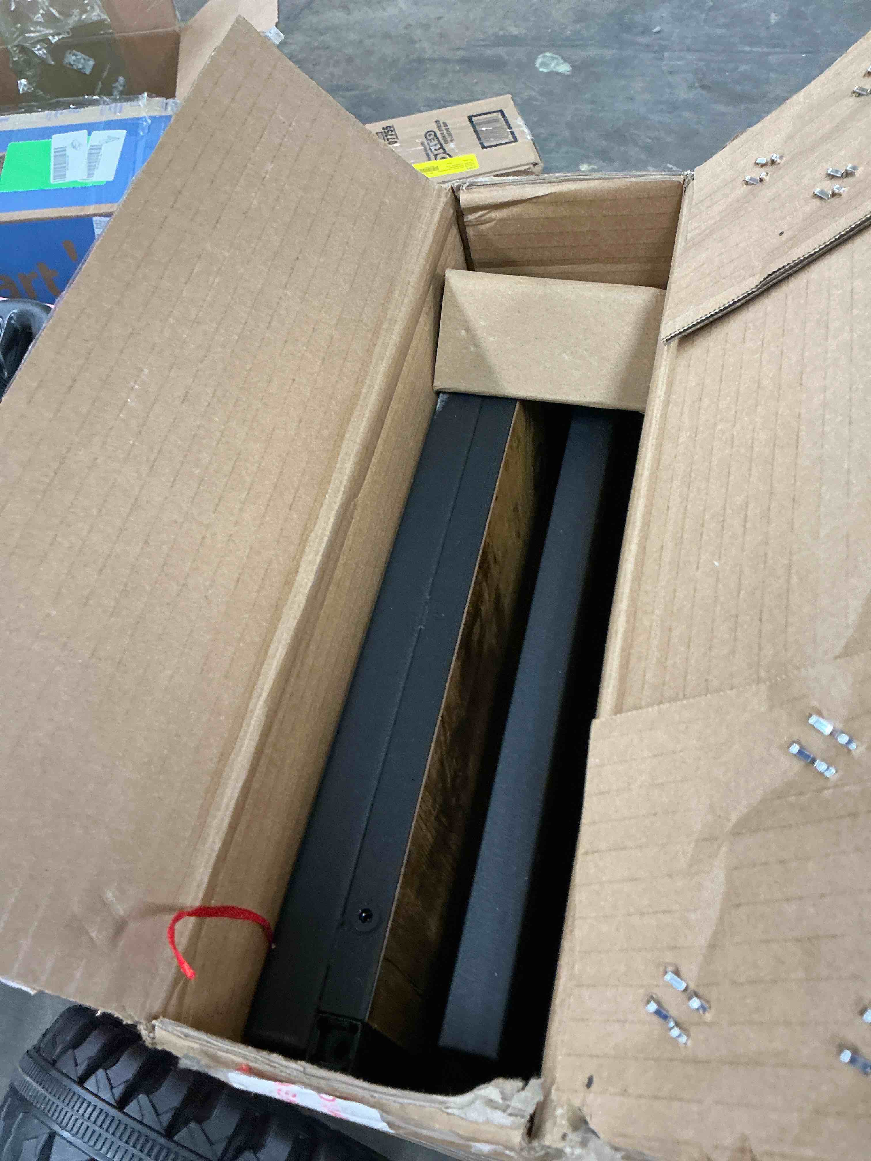 Condition photo showing New/Like New for edx Laundry Hamper with 3 Pull-Out Removable Laundry Bags Clothing Sorter with Shelf and Wheels(Adjustable feet)  3 x 8.6 Gallons (32.5 Liters) for Laundry Rooms  Bathrooms and Dorms