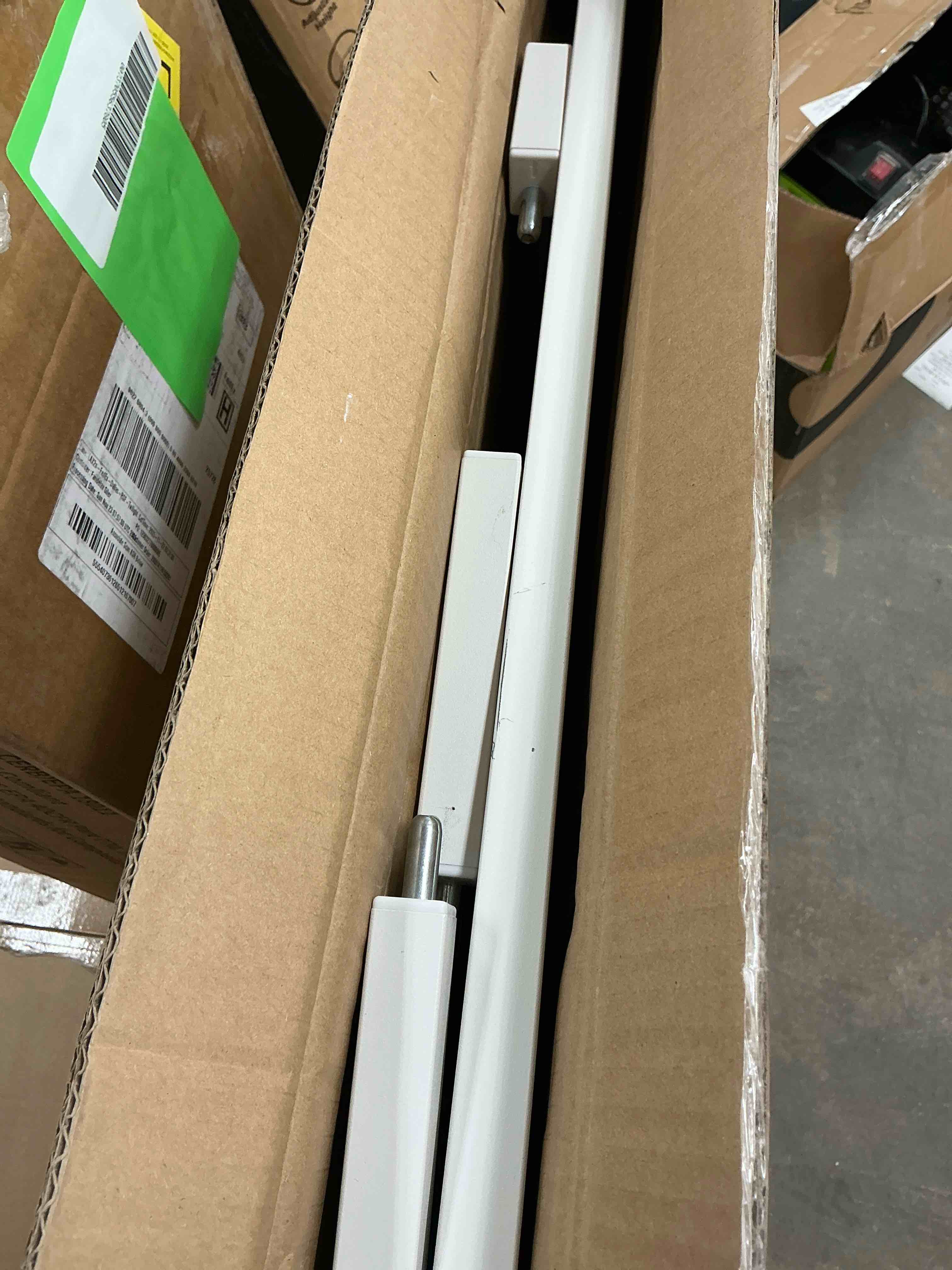 Condition photo showing Good Condition for Vomeast 36in Extra Tall Baby Safety Gate,29.93- 48.8in Extra Wide Metal Dog Gates for Stair and Doorways,Pressure Mounted,White