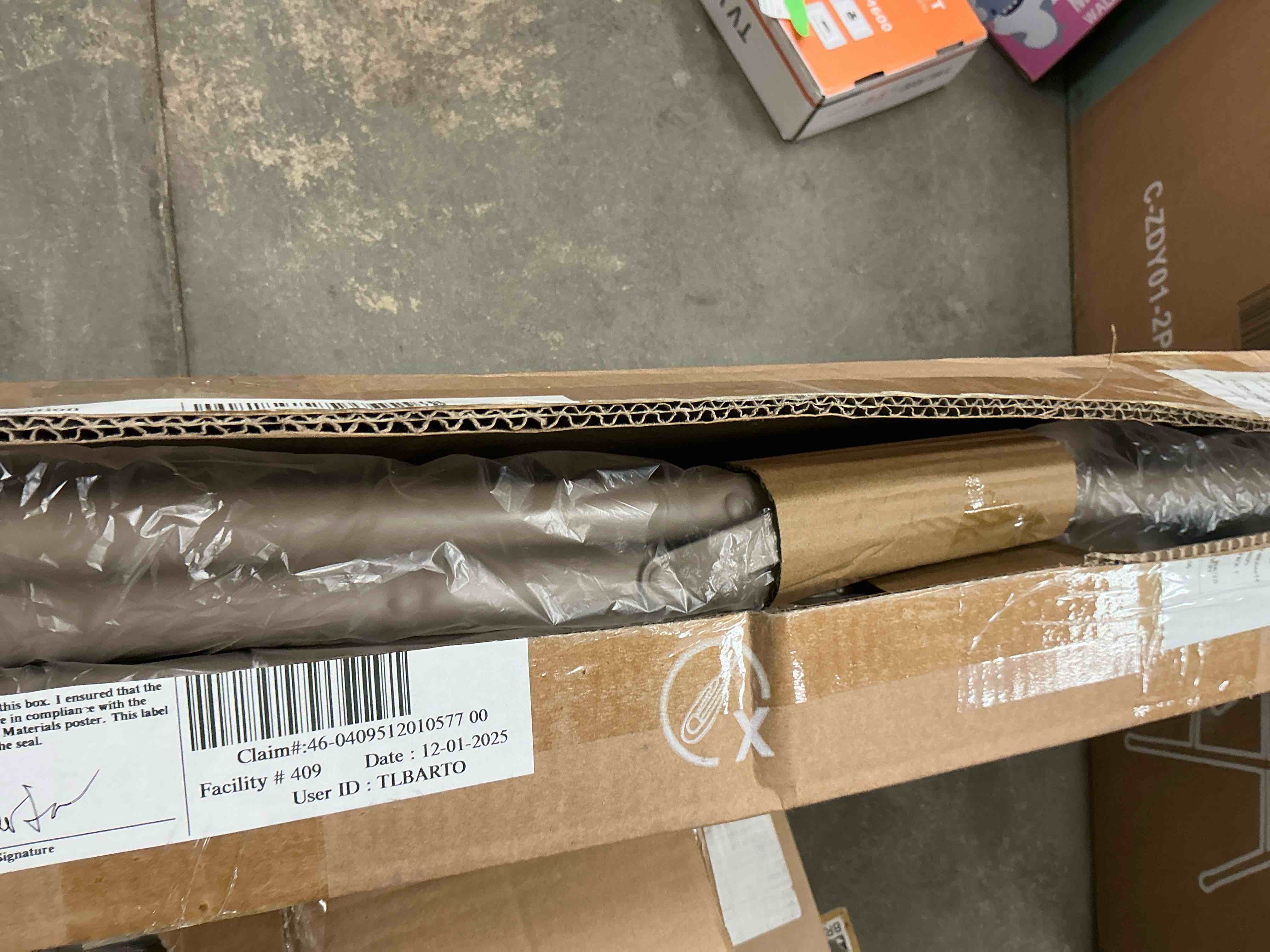 Condition photo showing New/Like New for EDX 2 Pack Folding Chair with Sturdy Metal Frame, High-Density Padding, and Water-Resistant PU Leather - Ideal for Meetings, Gatherings, and Events, Khaki