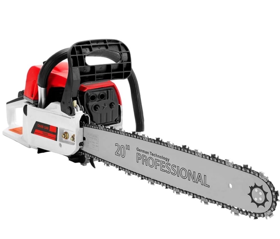 TOPTENG Gasoline Chainsaw with 20 in. Bar 52CC Engine 2-Cycle Gas Powered Chainsaw for Farm/Garden/Ranch/Firewood