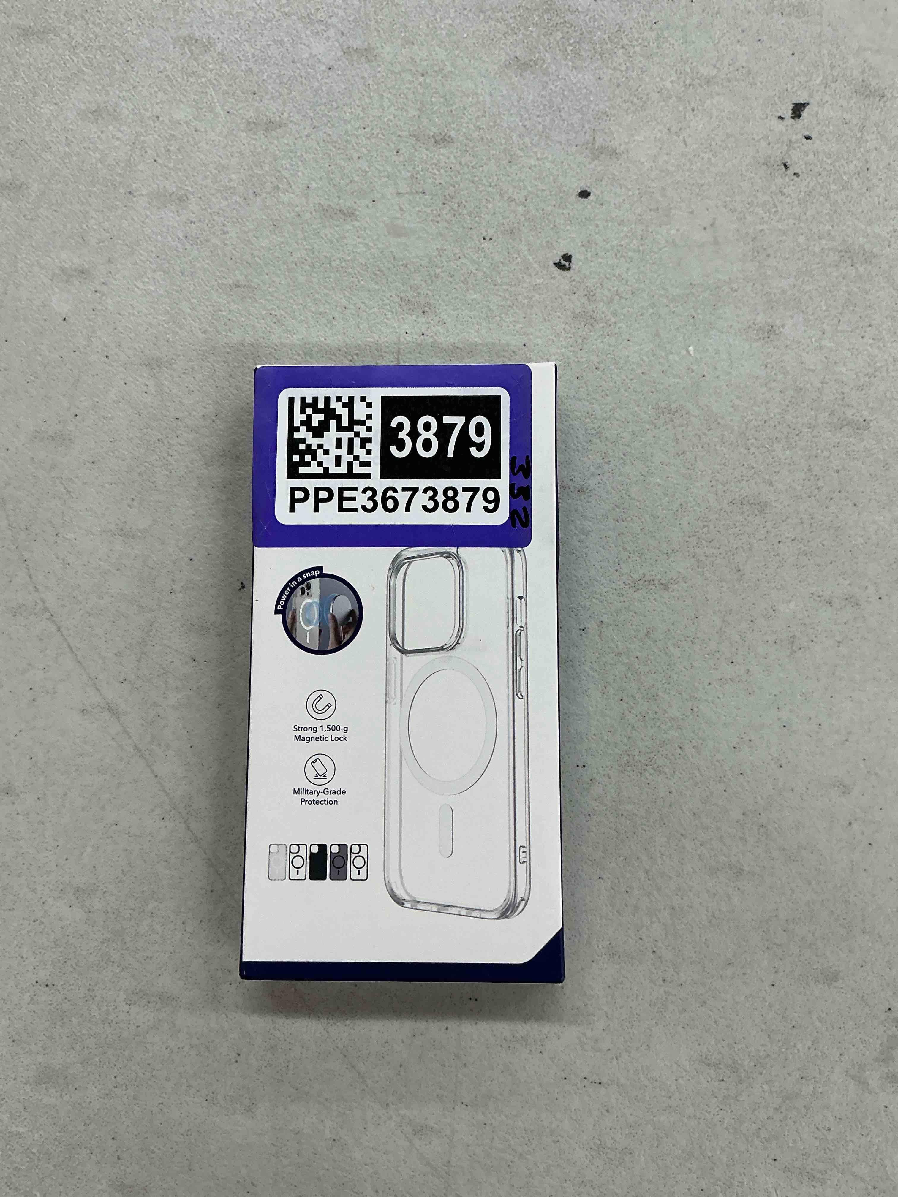 Condition photo showing Good Condition for esr magnetic phone case for iphone 14 pro, compatible with magsafe, shockproof military-grade protection, yellowing resistant, classic hybrid case (halolock), clear iphone 14 pro a-clear