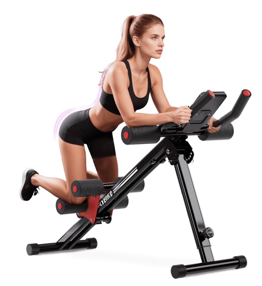 upgo ab workout equipment  adjustable ab machine full body workout for home gym  strength training exercise equipment for body shaping foldable waist trainer suitable for beginner