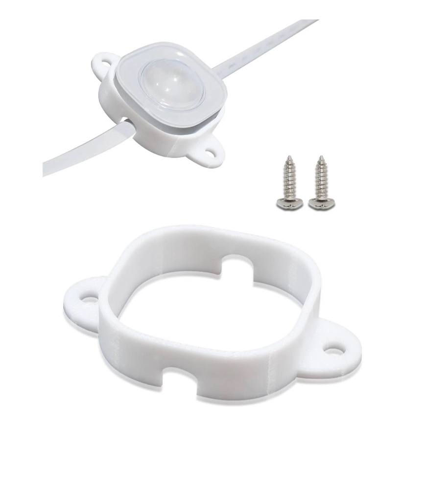 light clips for govee outdoor lights h706, mounting brackets for govee pro outdoor lights, for govee pro permanent outdoor lights extension?white? (60)