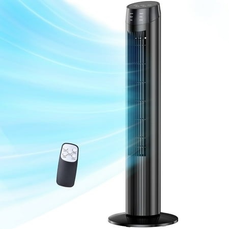szrsth tower fan 36 oscillating standing floor cooling fans 3 speeds & modes 9h timer for home bedroom