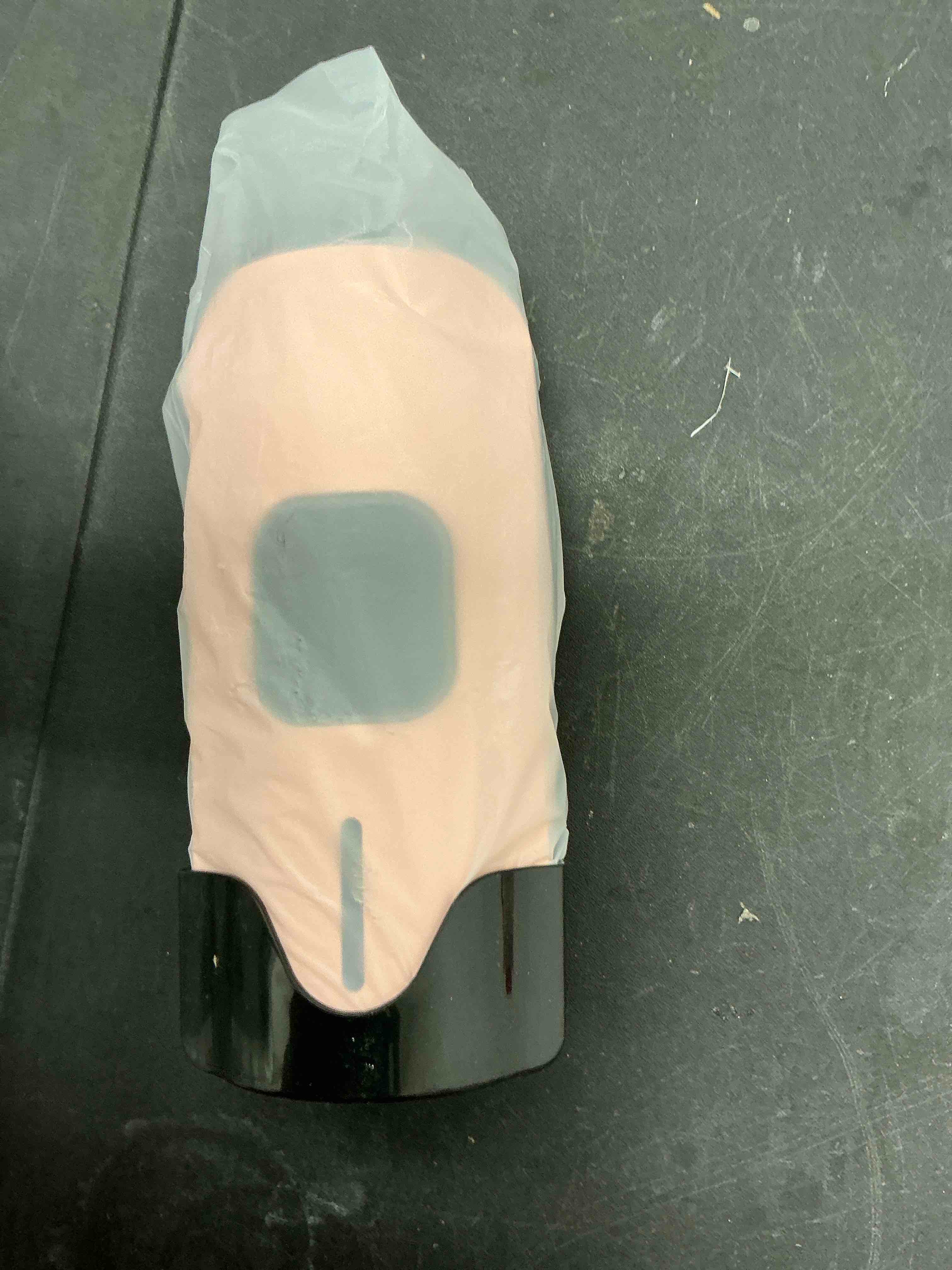 Condition photo showing As Is for Automatic Toothpaste Dispenser Wall Mounted - Smart Touchless Toothpaste Squeezer with 3 Adjustable Levels, 2 Toothbrush Holders- for Kids and Adults, Bathroom Essentials Pink-smart Toothpaste Dispensers