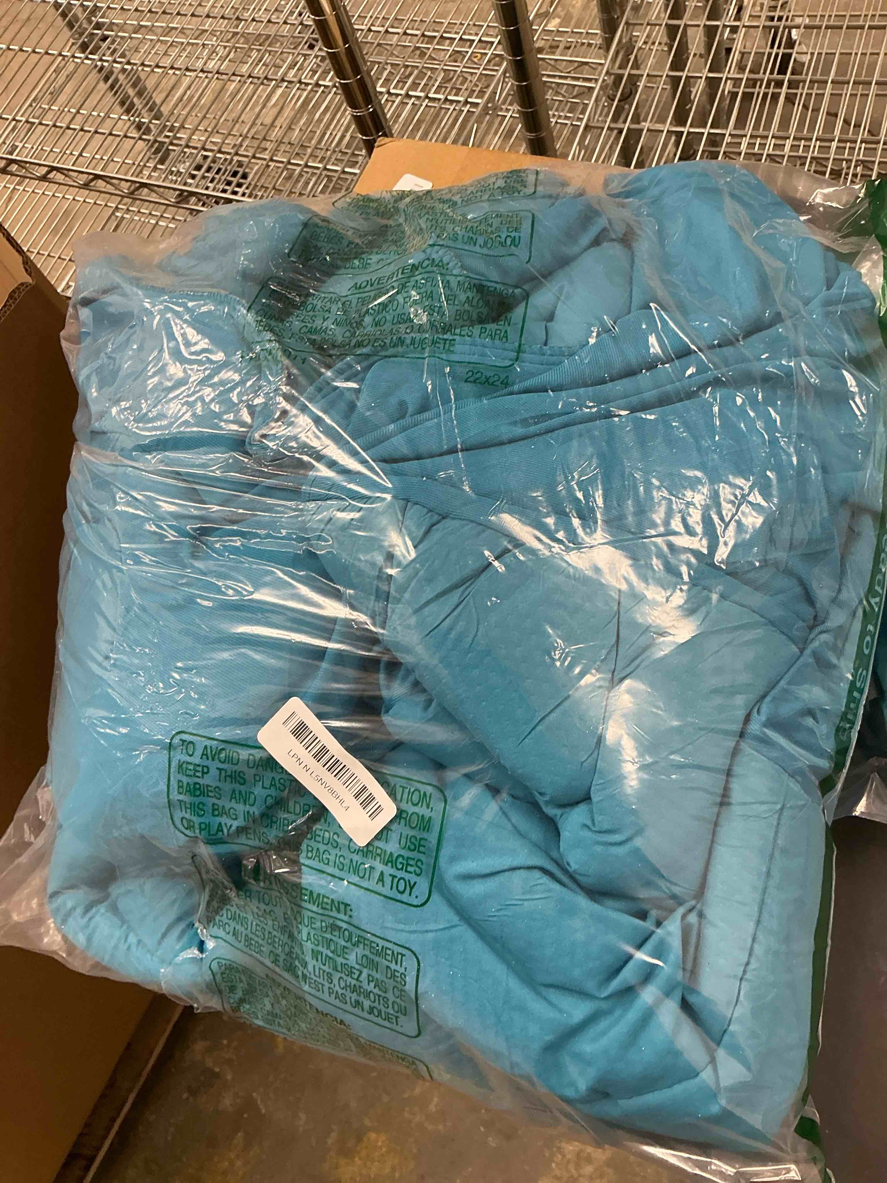 Condition photo showing Good Condition for SLEEP ZONE Cooling Twin Mattress Topper for Single Bed, Premium Zoned Quilted Mattress Pad, Fitted Mattress Protector Cover, Machine Wash Durable, Deep Pocket 8-21 inch, Teal, Twin Teal Twin