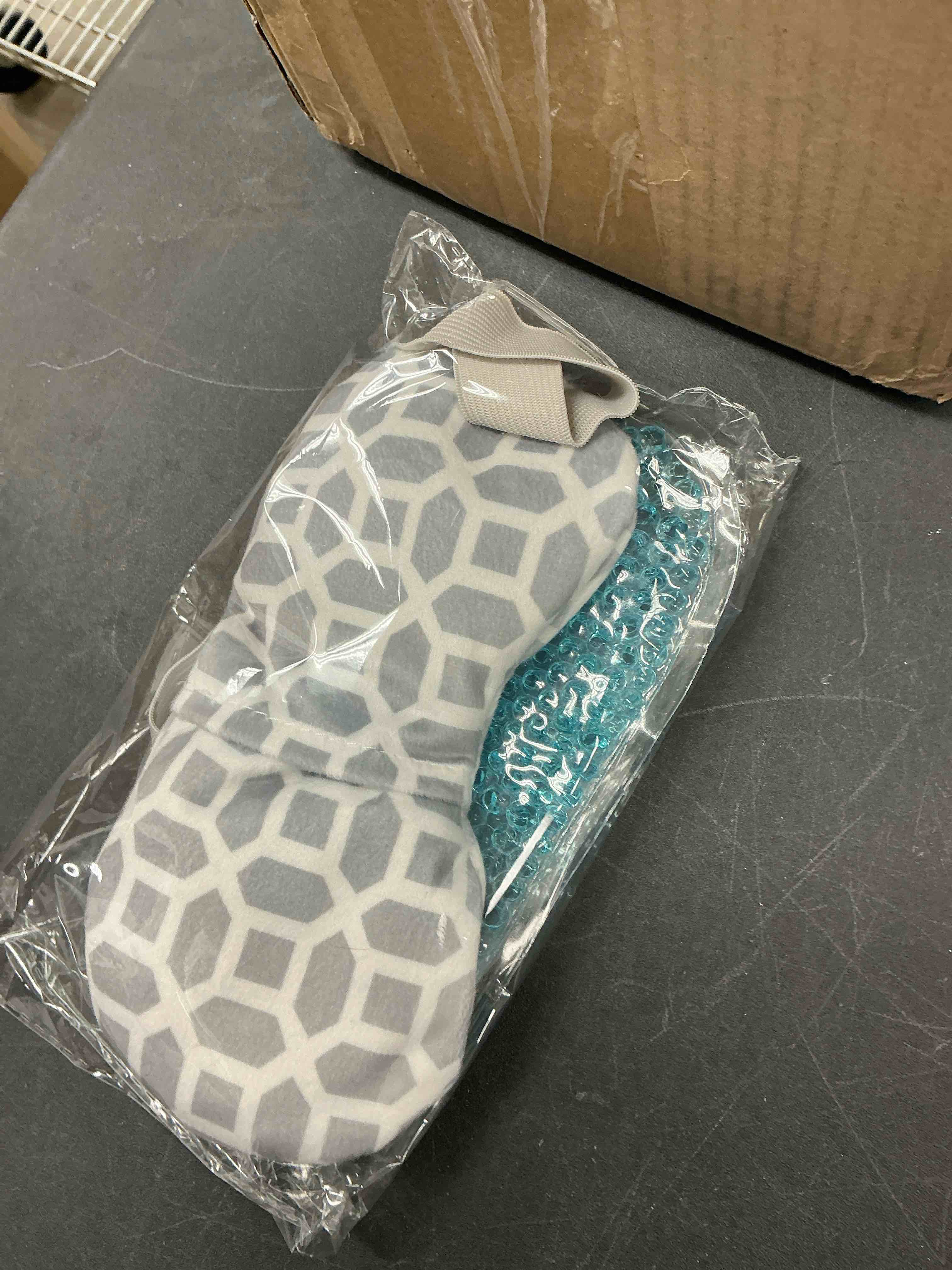 Condition photo showing Good Condition for 2 in 1 Heated/Ice Eye Mask Moist Heat Eye Mask Lavender & Flaxseed Sinus Pillow Microwavable for Dry Eye,Styes,Sinus Pain,Headache,Migraine,Puffy or Swollen Eyes Irritated and Inflamed Eyelid Bumps
