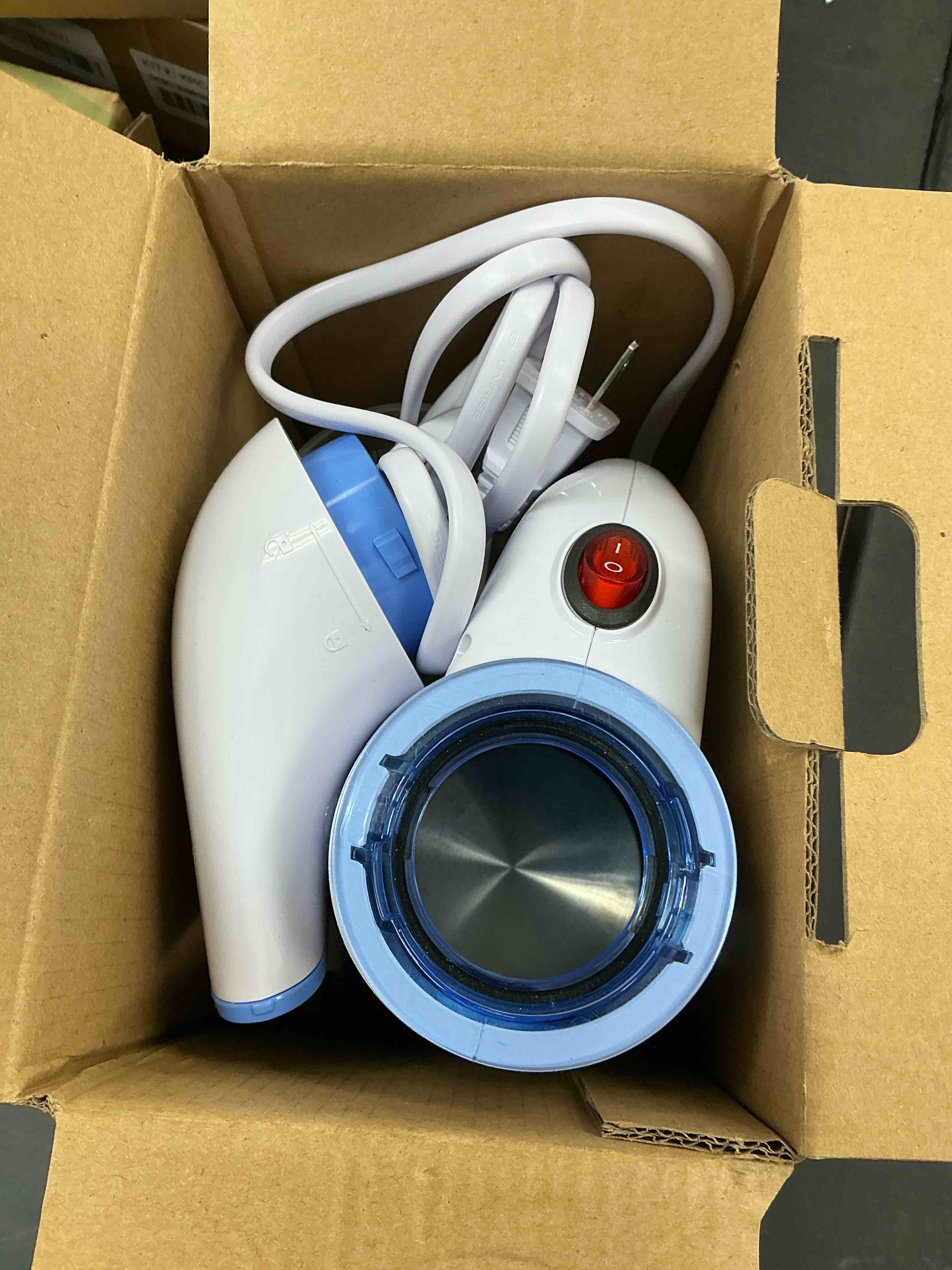 Condition photo showing Good Condition for OGHom Steamer for Clothes, Handheld Clothing Steamer for Garment, 240ml Big Capacity 700W Portable Travel Steam Iron (Blue)