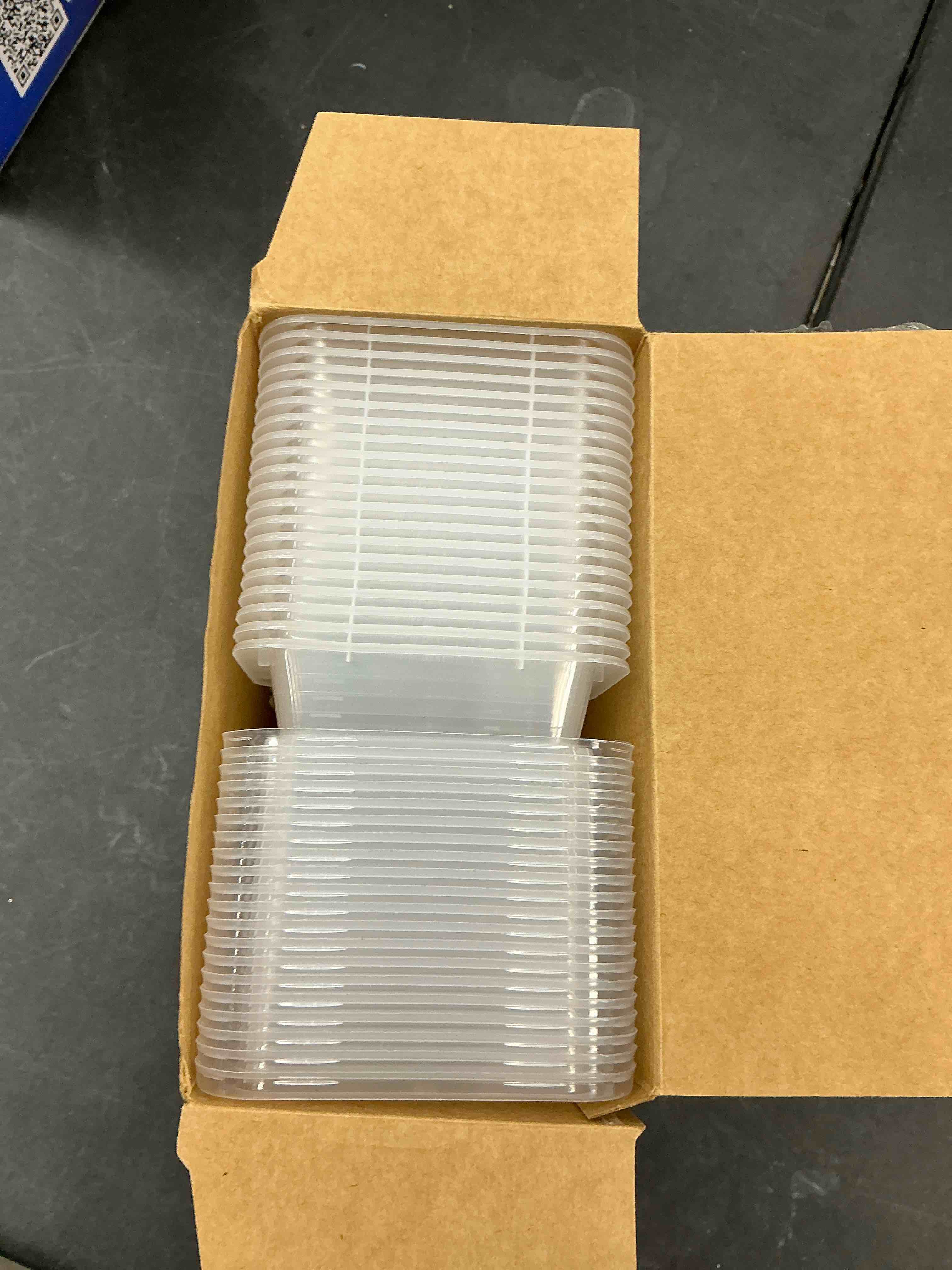 Condition photo showing New/Like New for Reusable Snack Containers with Lids 20Pcs,New Snack Containers,Snackle Box Container Portion Control,Snack Pack Containers,Double Compartment Snack Containers for On-the-Go Meals and Camping