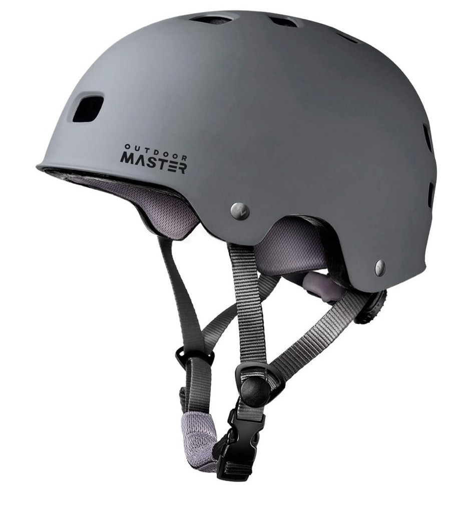 OutdoorMaster Skateboard Cycling Helmet - Two Removable Liners Ventilation Multi-Sport Scooter Roller Skate Inline Skating Rollerblading for Kids, Youth & Adults L 