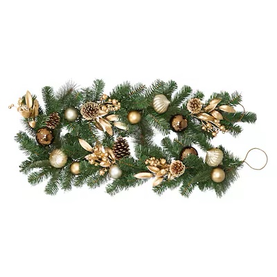 Christmas garland Holiday Living Garland Indoor 6-ft Artificial Garland 16.9x10.6x7.87 inch 