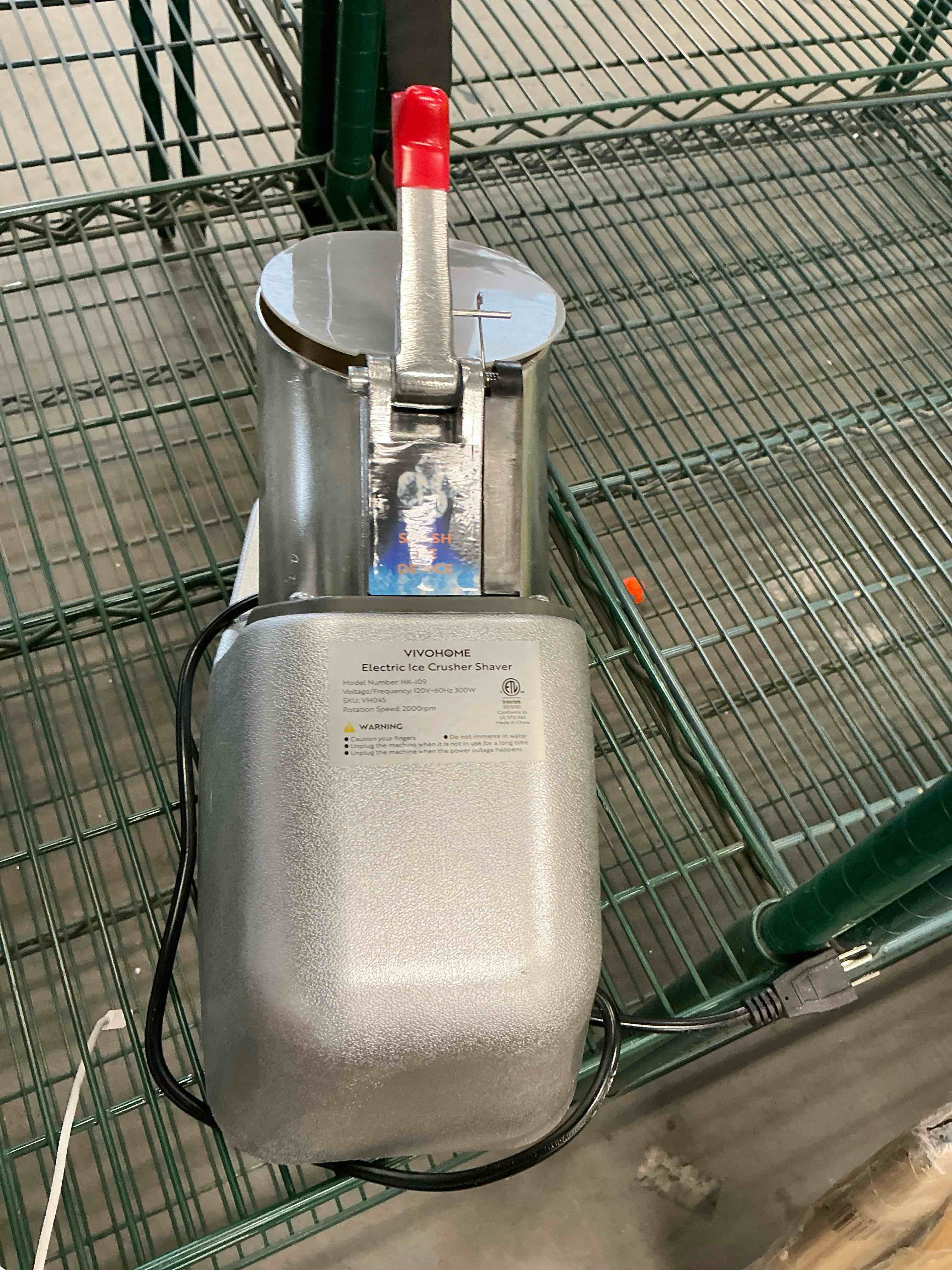 Condition photo showing Good Condition for SPECSTAR Electric Ice Shaver Snow Cone Maker Machine Silver 143lbs/H for Home and Commercial Use