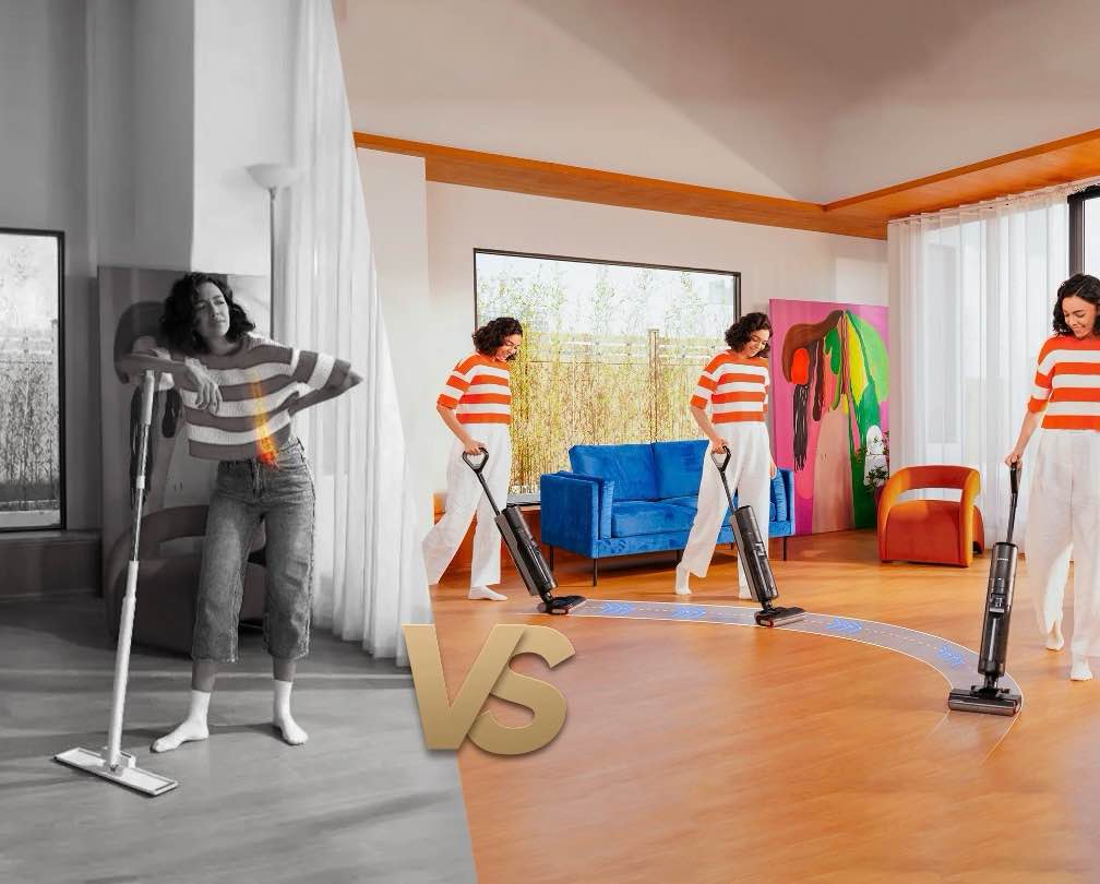 Condition photo showing Good Condition for Dreame FloorX 302 Wet Dry Vacuum Cleaner Vacuum Mop All in One with Auto Self-Cleaning Floor Cleaner Machine for Hard Floor 35 Mins Runtime Edge Cleaning Self-Propelled Vacuum Mop Combo