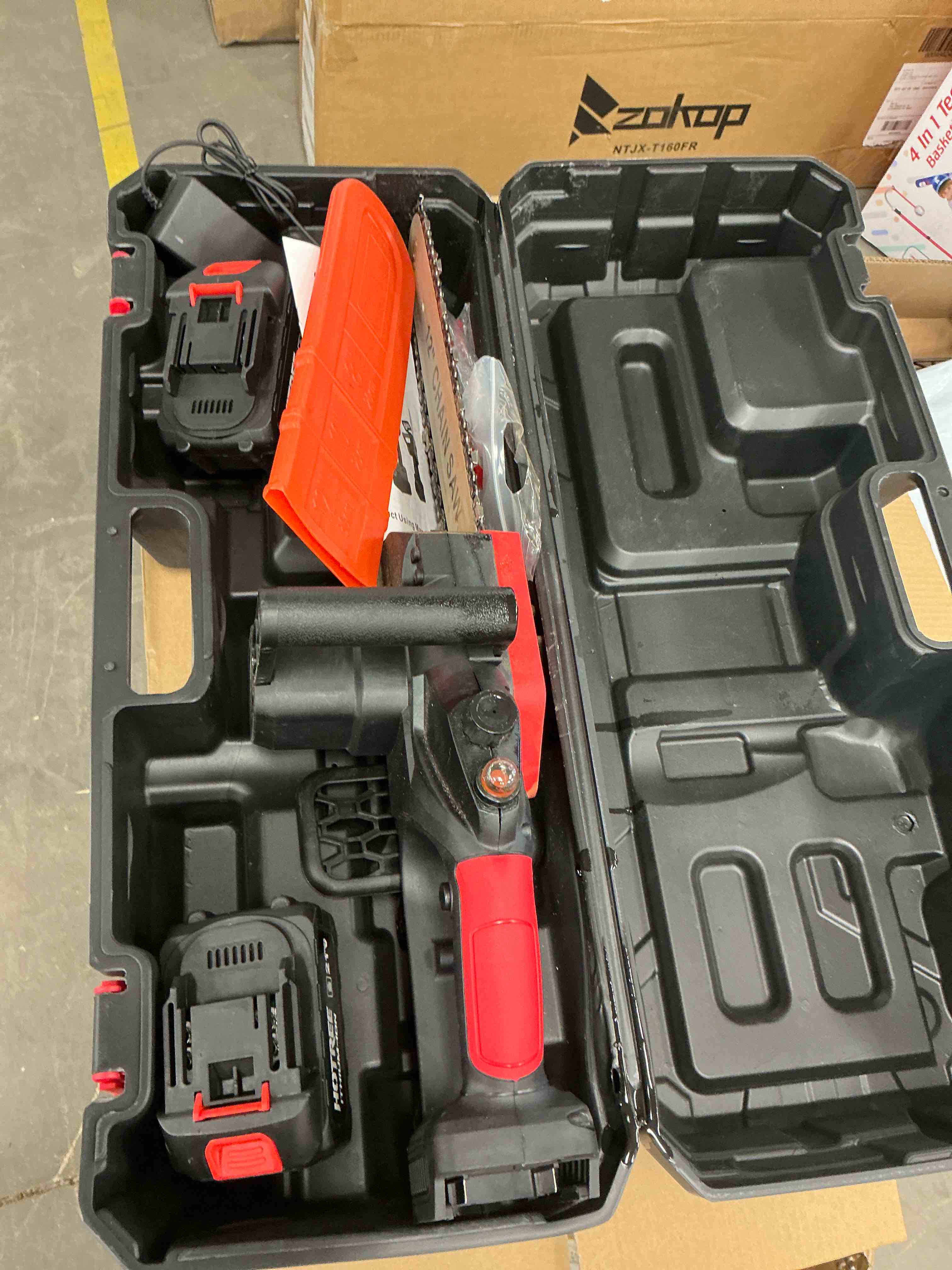 Condition photo showing Good Condition for HOTREE 12 Inch Cordless Chainsaw 21V Electric Handheld Chainsaw for Tree Trimming Wood Cutting Outdoor Yard Work