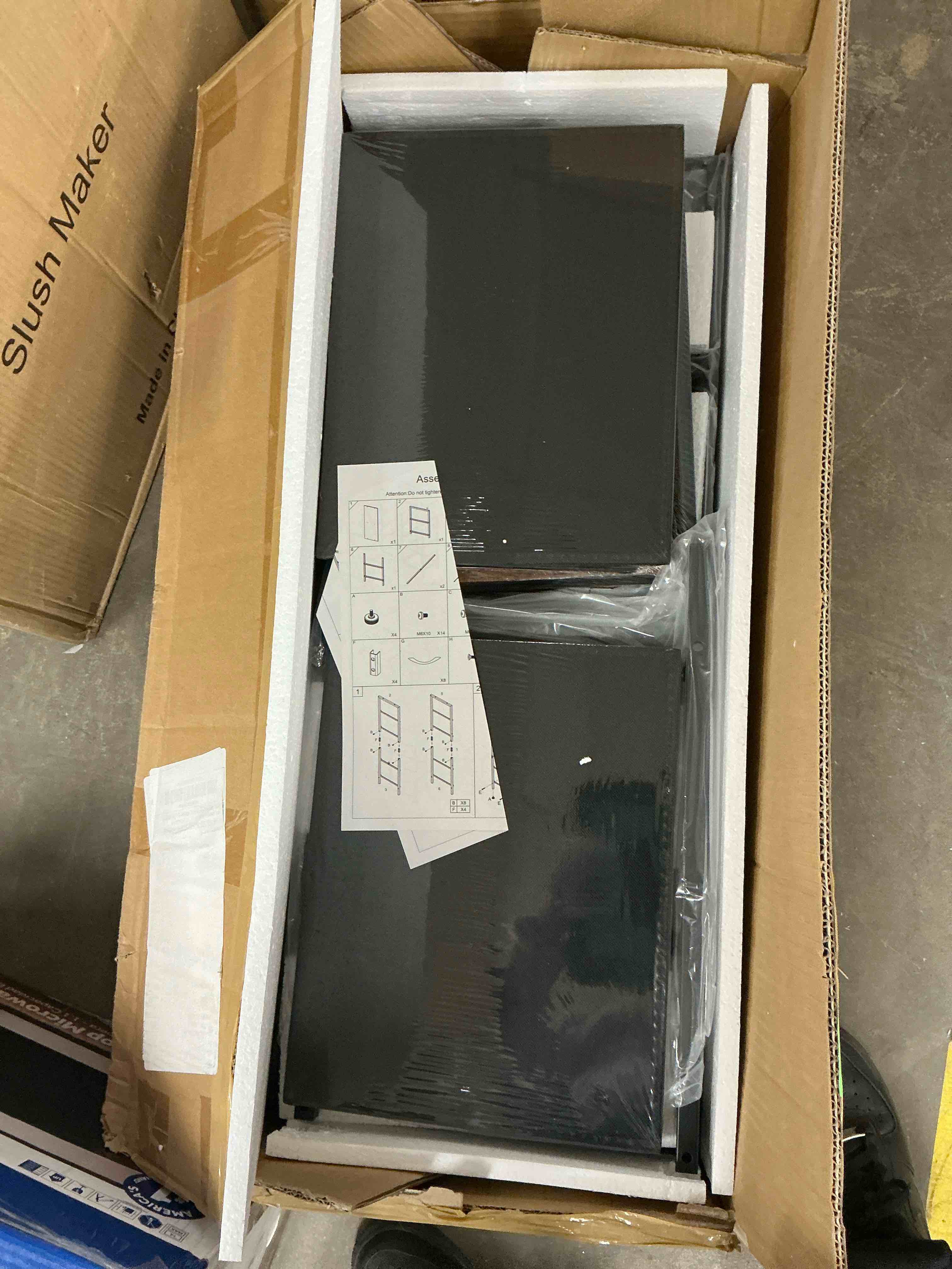 Condition photo showing New/Like New for Onader Tall Fabric Dresser with 8 Drawers, Storage Tower with Fabric Bins, Double Dressers, Chest of Drawers for Closet, Bedroom, Living Room, Hallway, Dorm, Wood Grain Print