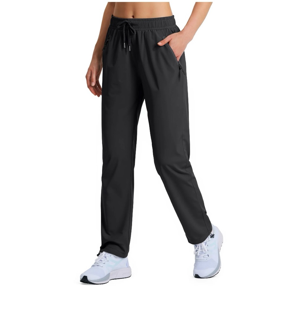 Rosvigor Womens Hiking Pants Lightweight Cargo Joggers Quick Dry Pants Athletic Travel Trousers XL 
