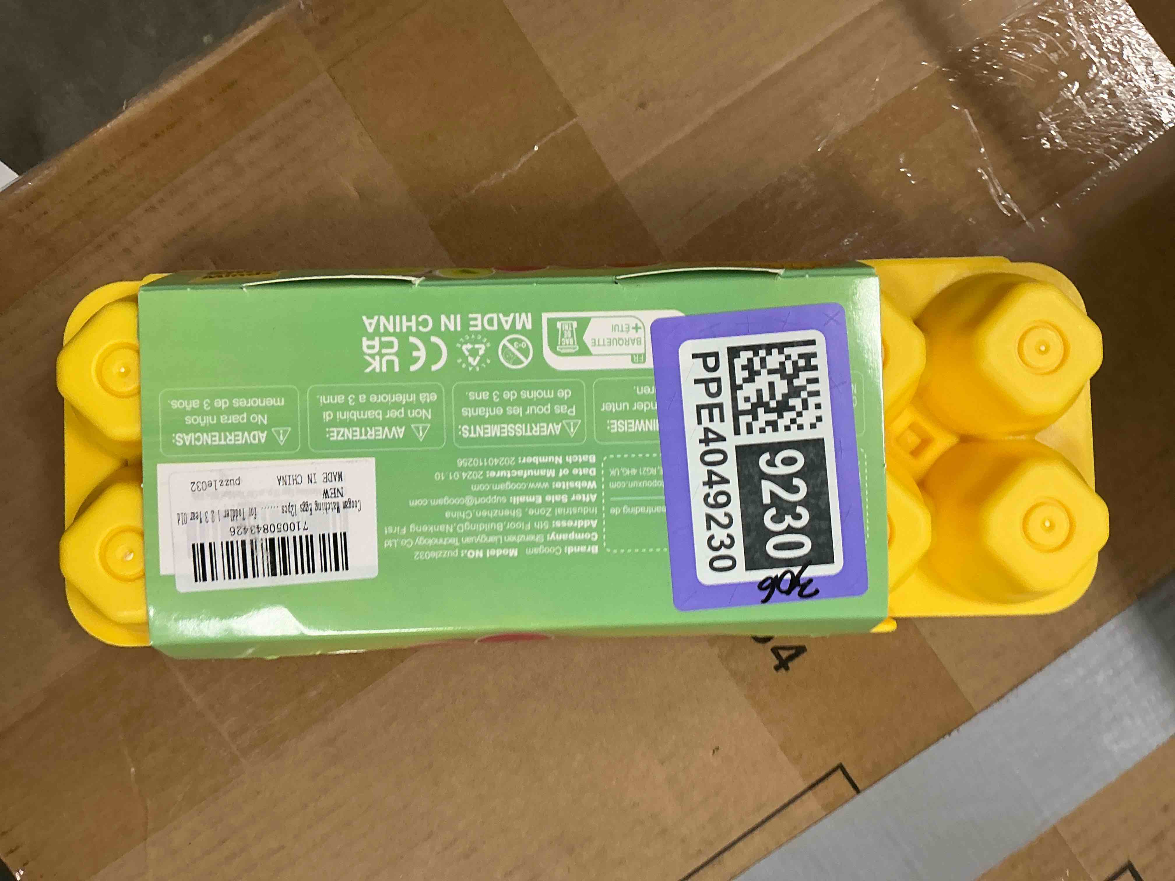 Condition photo showing New/Like New for Coogam Matching Eggs 12pcs Packs Learning Toys for Toddler 1 2 3 Year Old