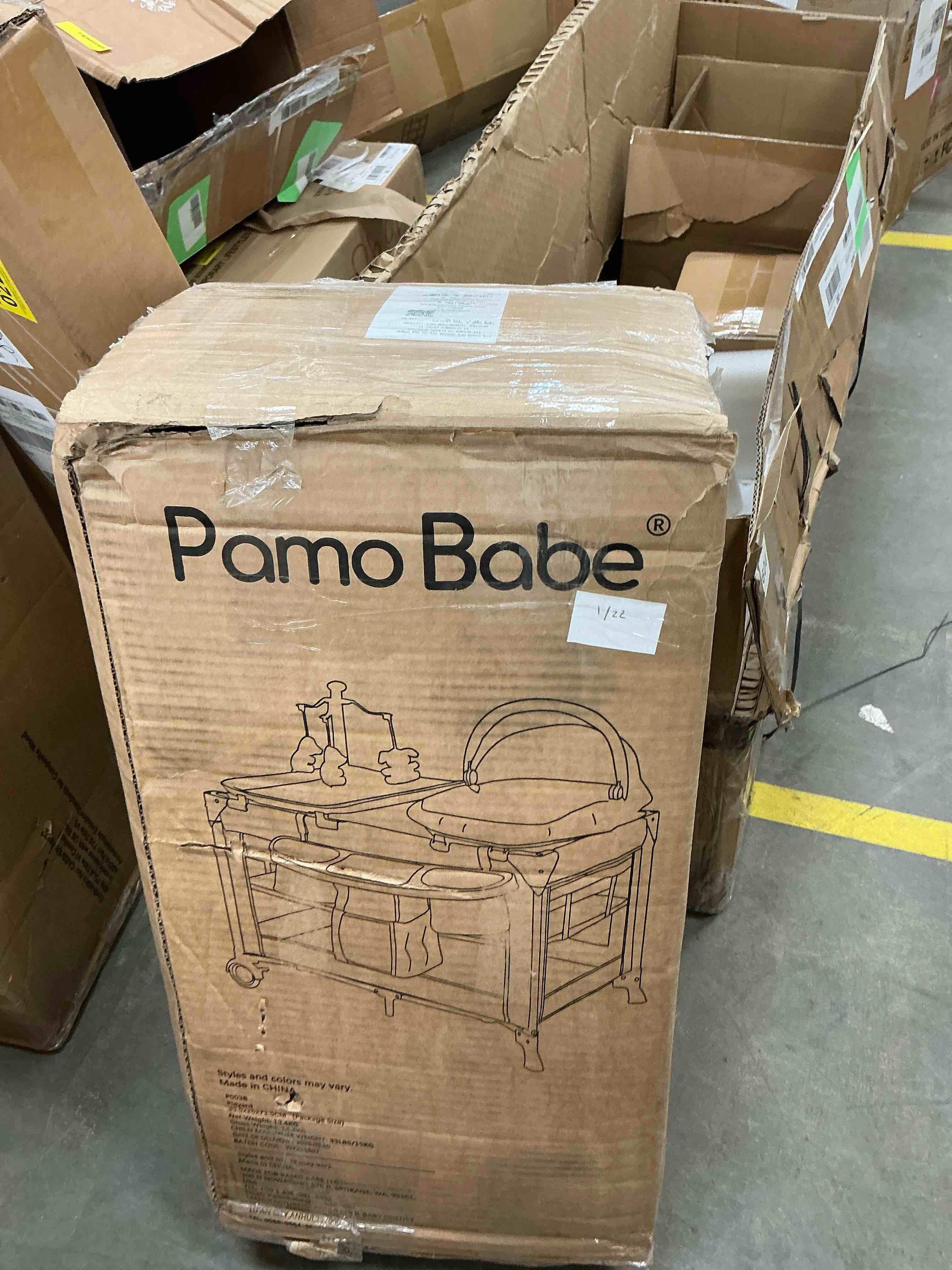 Condition photo showing Good Condition for Pamo Babe 4-in-1 Baby Playard with Bassinet & Changing Table for Newborn