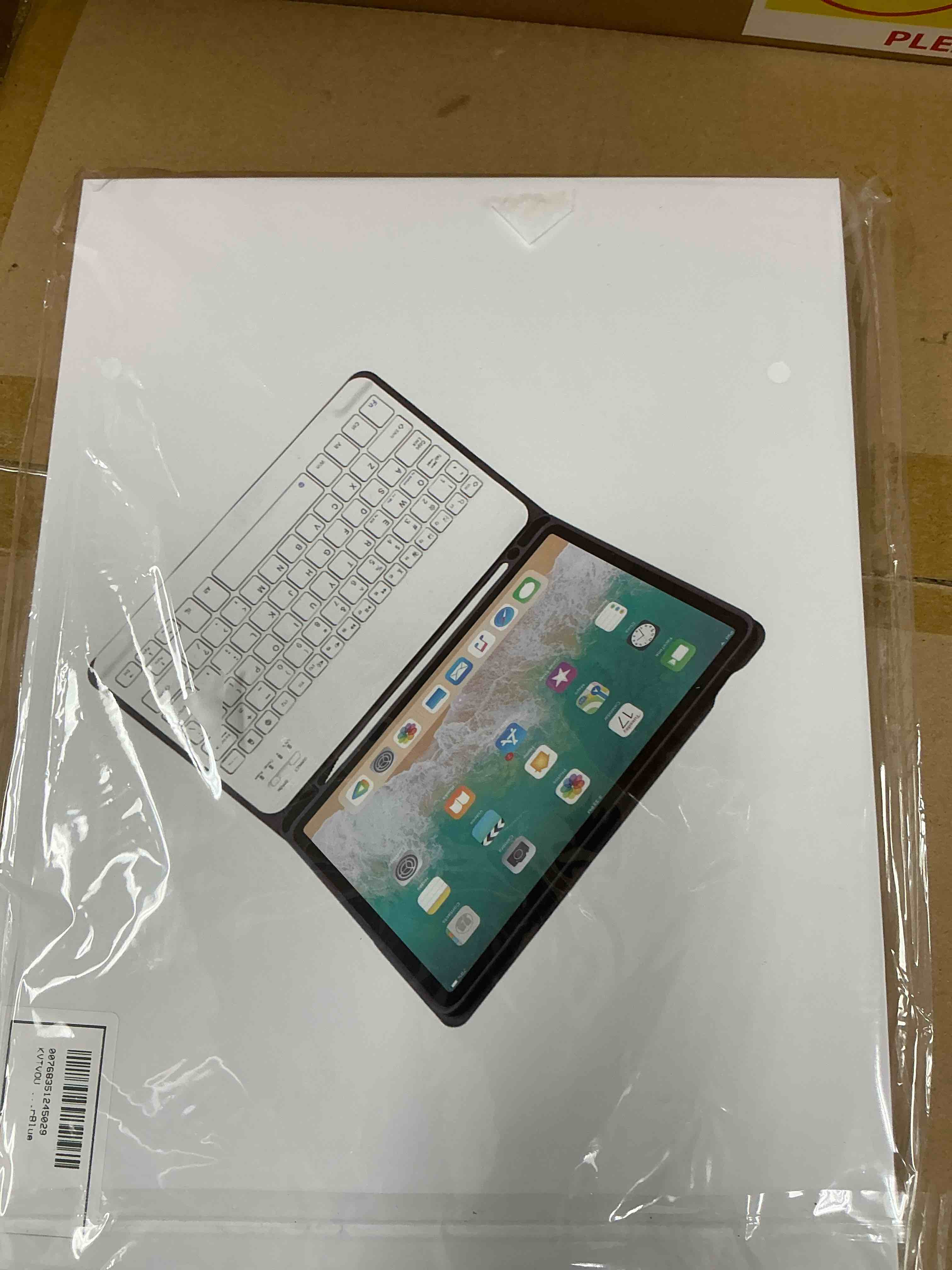 Condition photo showing New/Like New for KVTVOU Keyboard Case for iPad Air 11 inch M2/M3 (2024/2025), iPad Air 5th/4th Generation (2022/2020) 10.9 inch, Detachable Wireless Bluetooth Keyboard, Stand Folio Cover with Pencil Holder, Purple