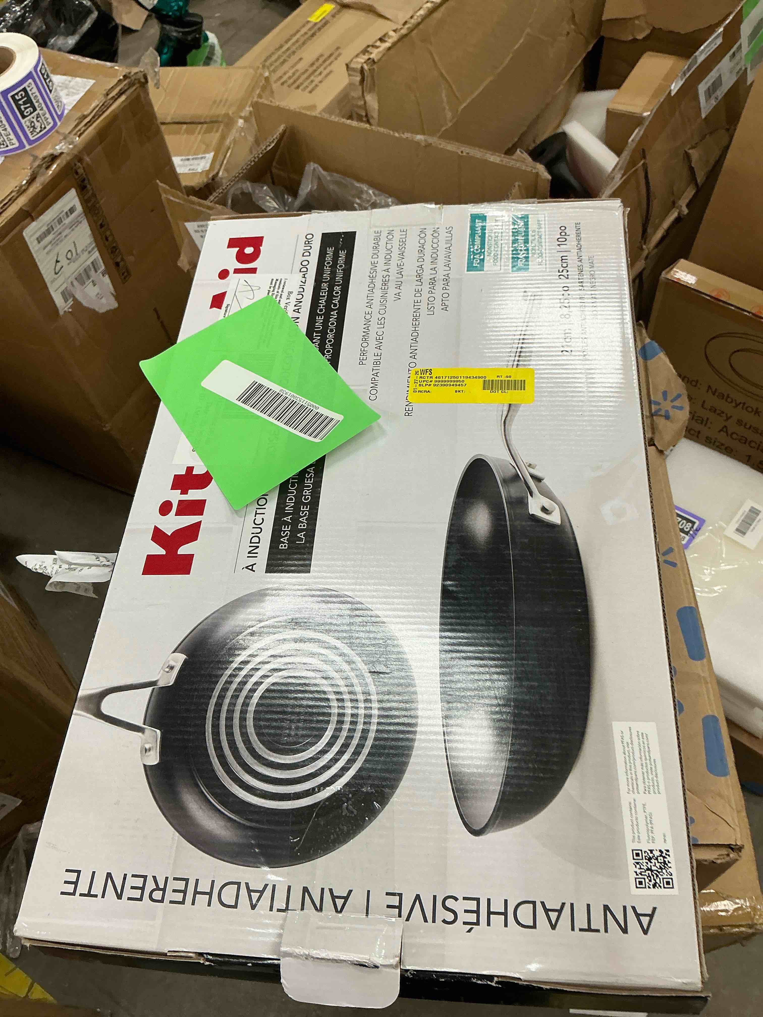 Condition photo showing Good Condition for KitchenAid Hard-Anodized 2 Pcs Induction Nonstick Frying Pan Set  Dishwasher Safe and Oven Safe to 500°F  Matte Black