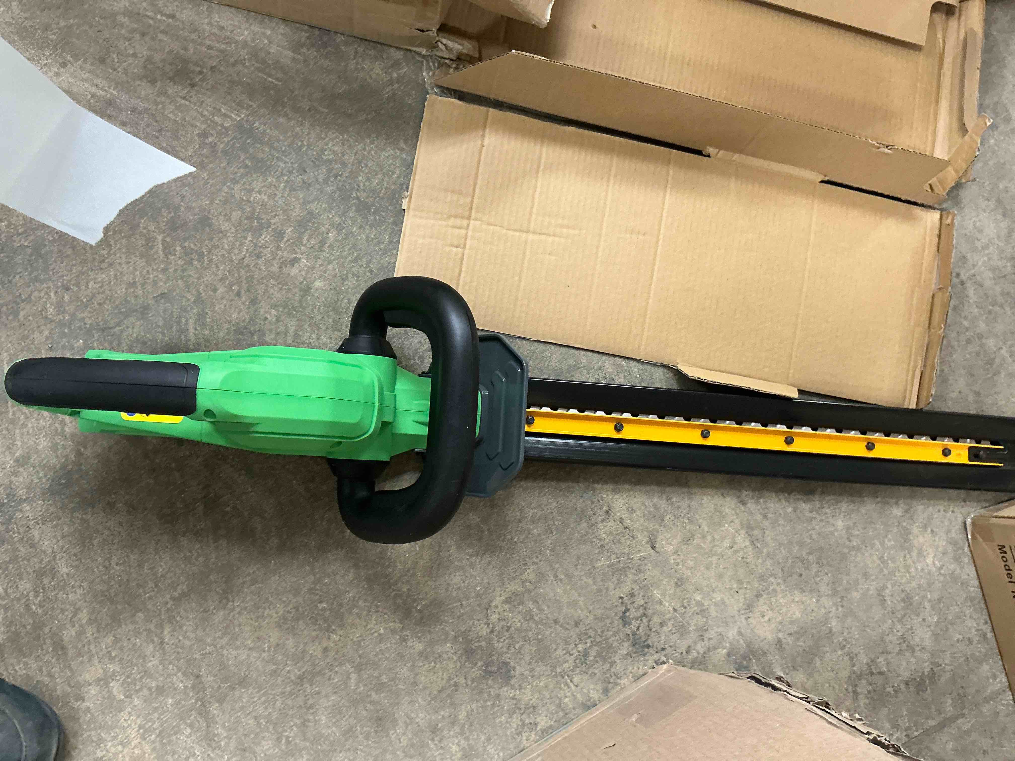 Condition photo showing Good Condition for WORKPROX 20V Cordless Hedge Trimmer, 22" Dual Action Blade Electric Bush Shrub Trimmer,