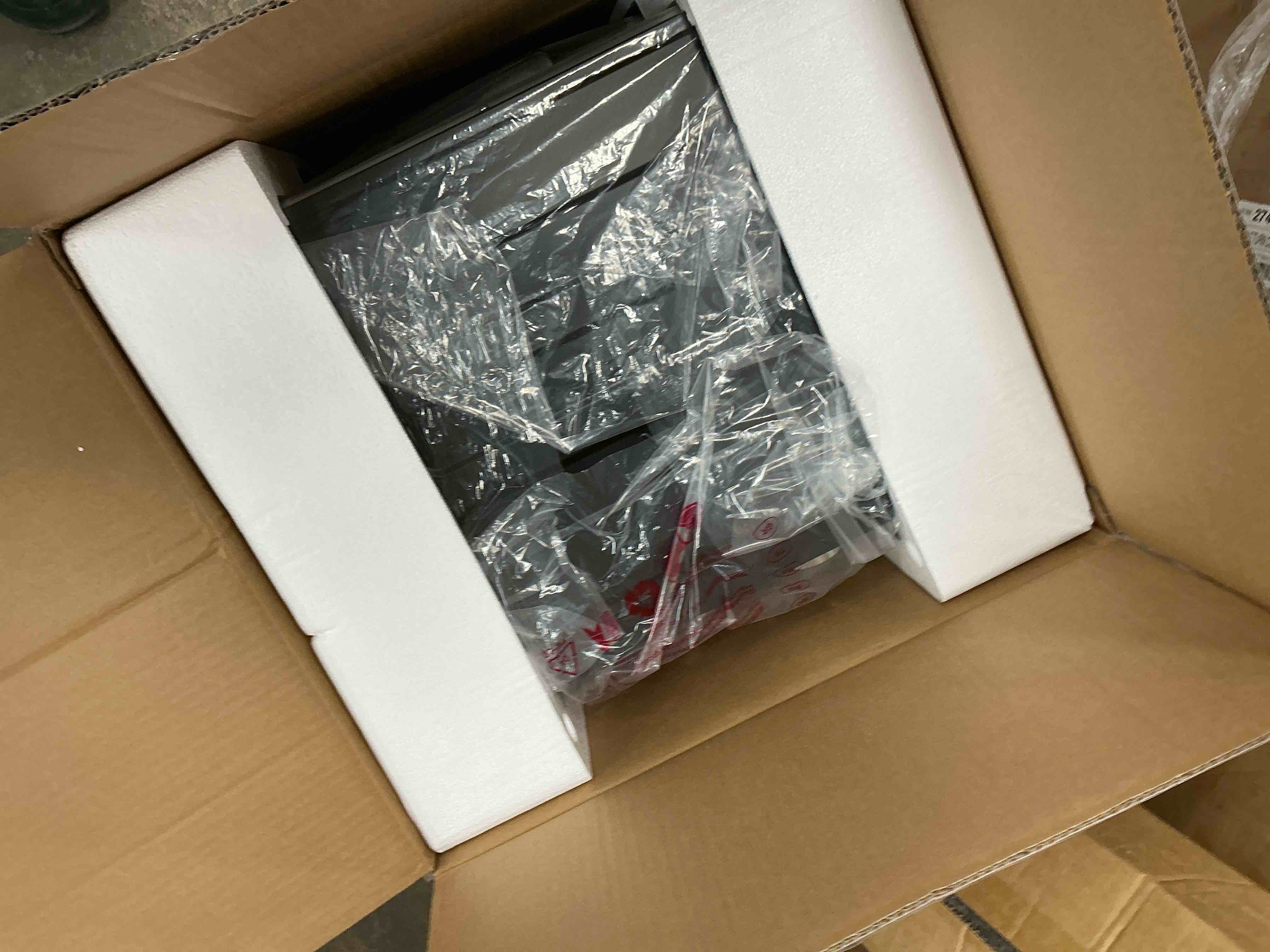 Condition photo showing New/Like New for Kitchen in the Box 32QT Digital Air Fryer Toaster Oven Combo, 21-in-1 Convection Oven with Rotisserie & Dehydrate, Family-Size Countertop Oven with 6 Accessories, 1800W, Silver