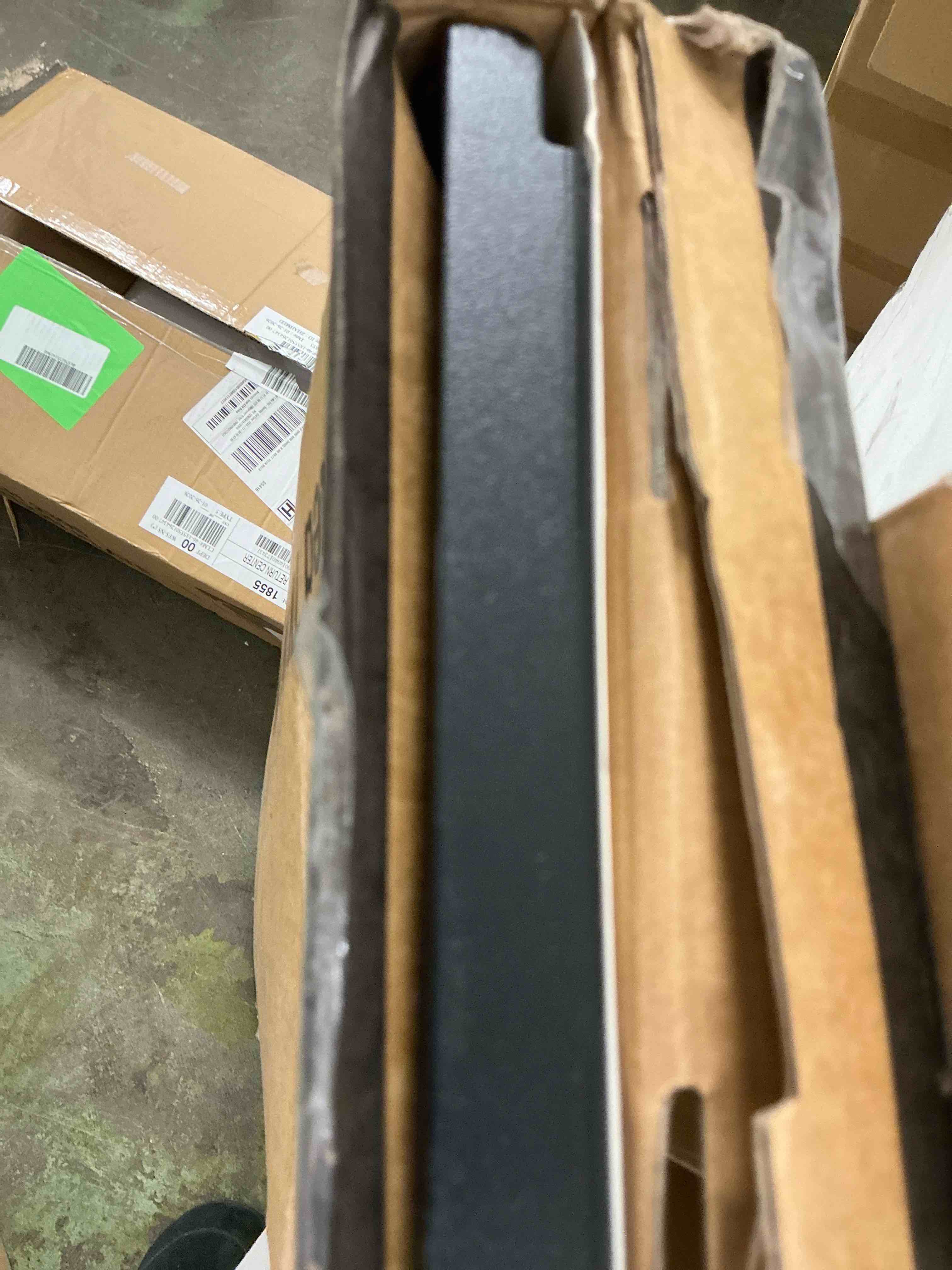 Condition photo showing New/Like New for MountLiving Heavy Duty Tilt TV Wall Mount for 65-120 inch TVs, 220lbs, Fits 16/24/32 inch Studs, Max VESA 900x600mm for LED Oled LCD
