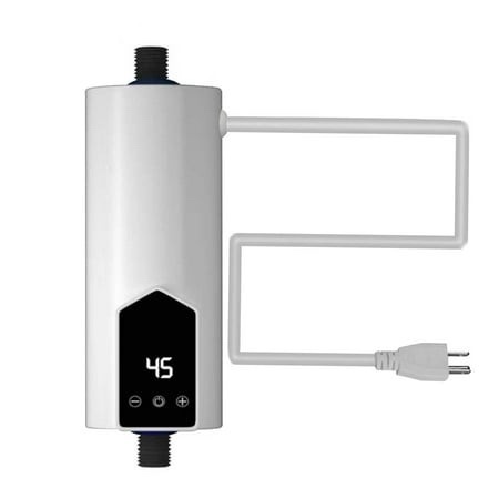 electric instant hot water heater shower electric tankless shower hot water faucet kitchen bathroom instantaneous water heater tap white
