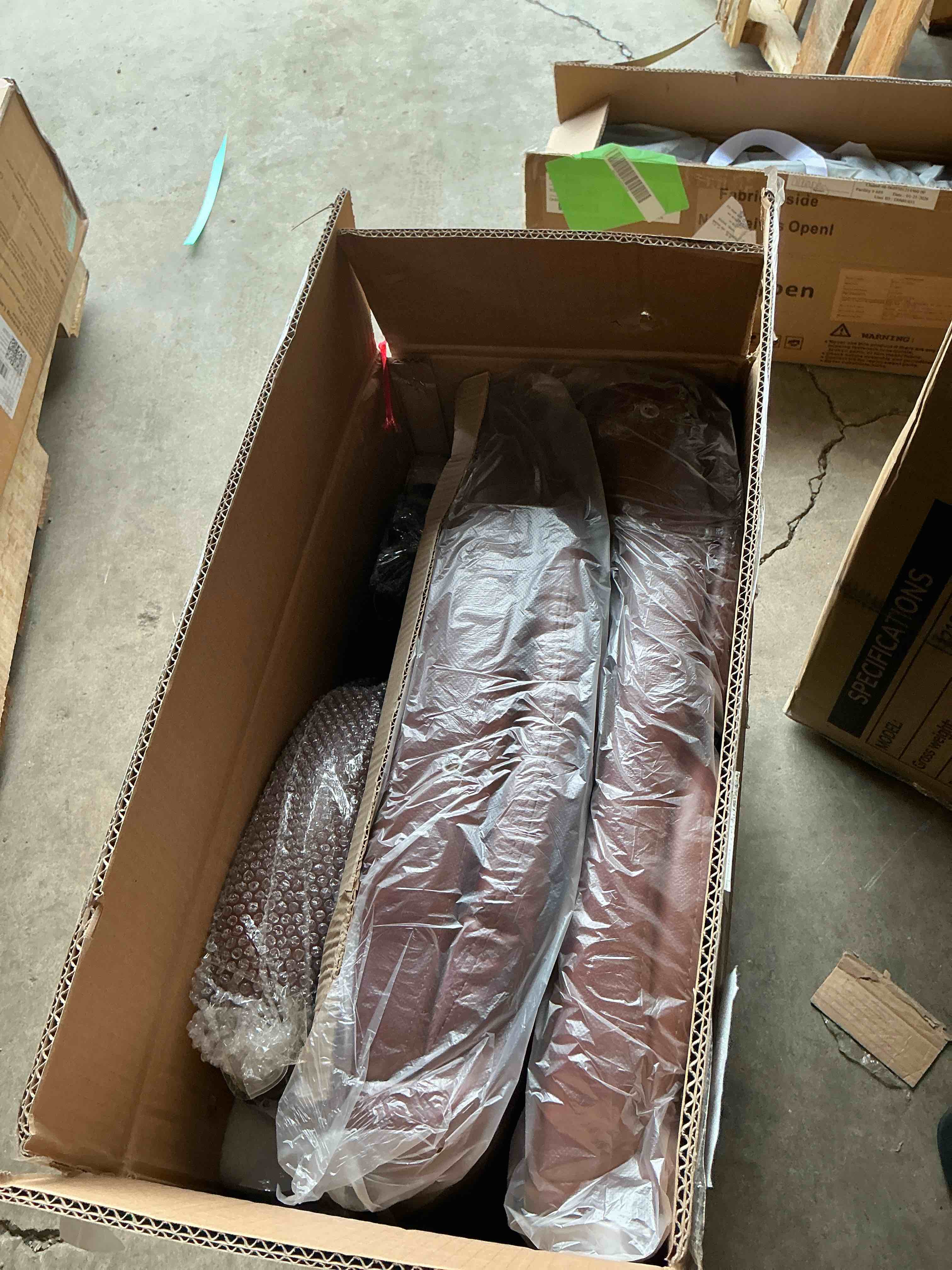 Condition photo showing New/Like New for COOLHUT Leather Office Chair, Big and Tall Office Chair 400LBS Wide Seat Ergonomic Computer Desk Chair High Back Executive Leather Chair Adjustable Task Chair Lumbar Back, Dark Brown