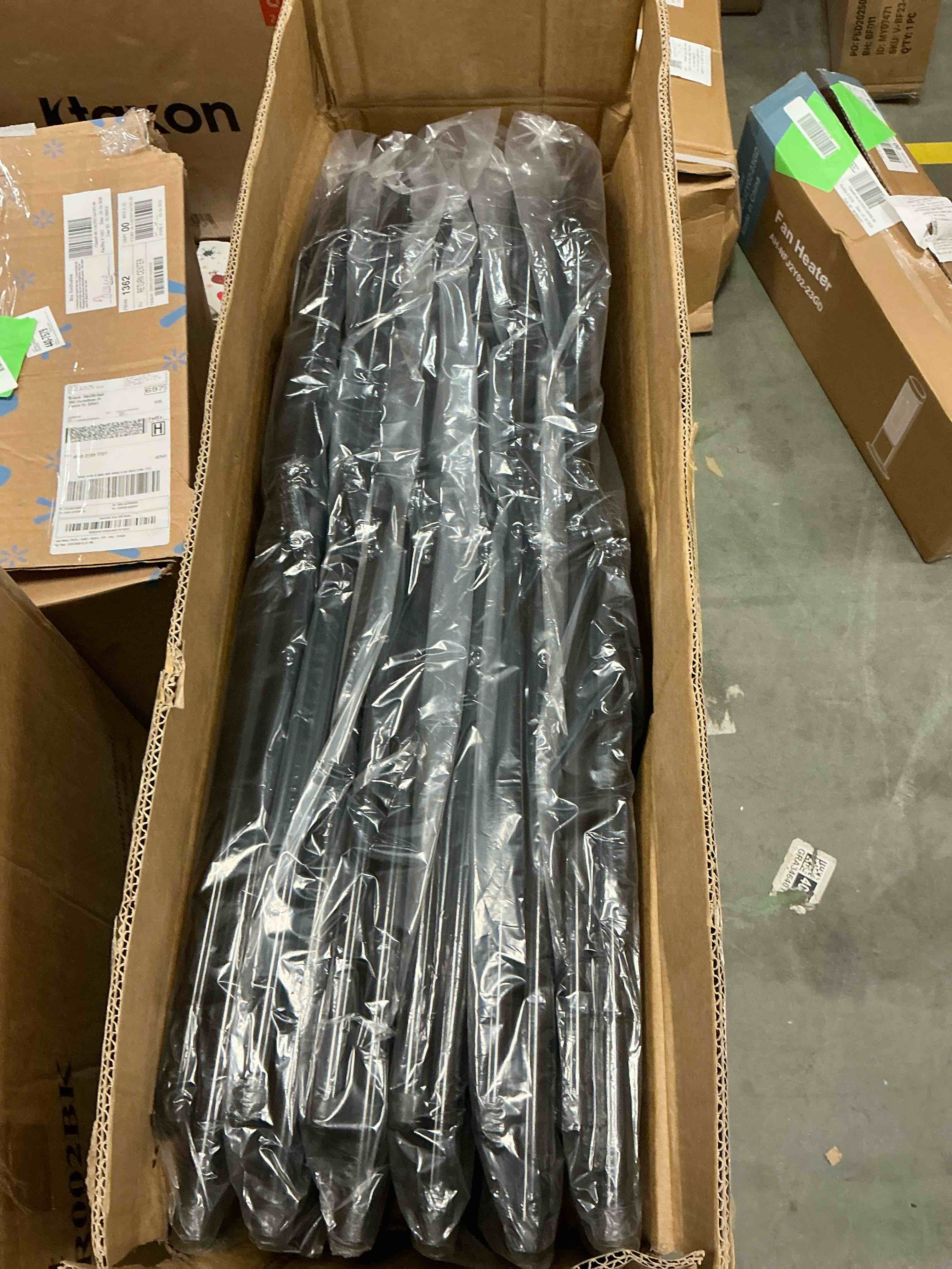 Condition photo showing New/Like New for Harigal 6 Pack Folding Chairs  Leather Padded Cushion Chairs with Comfortable Cushion and Stainless Steel Frame for Home and Office  for Indoor and Outdoor Events