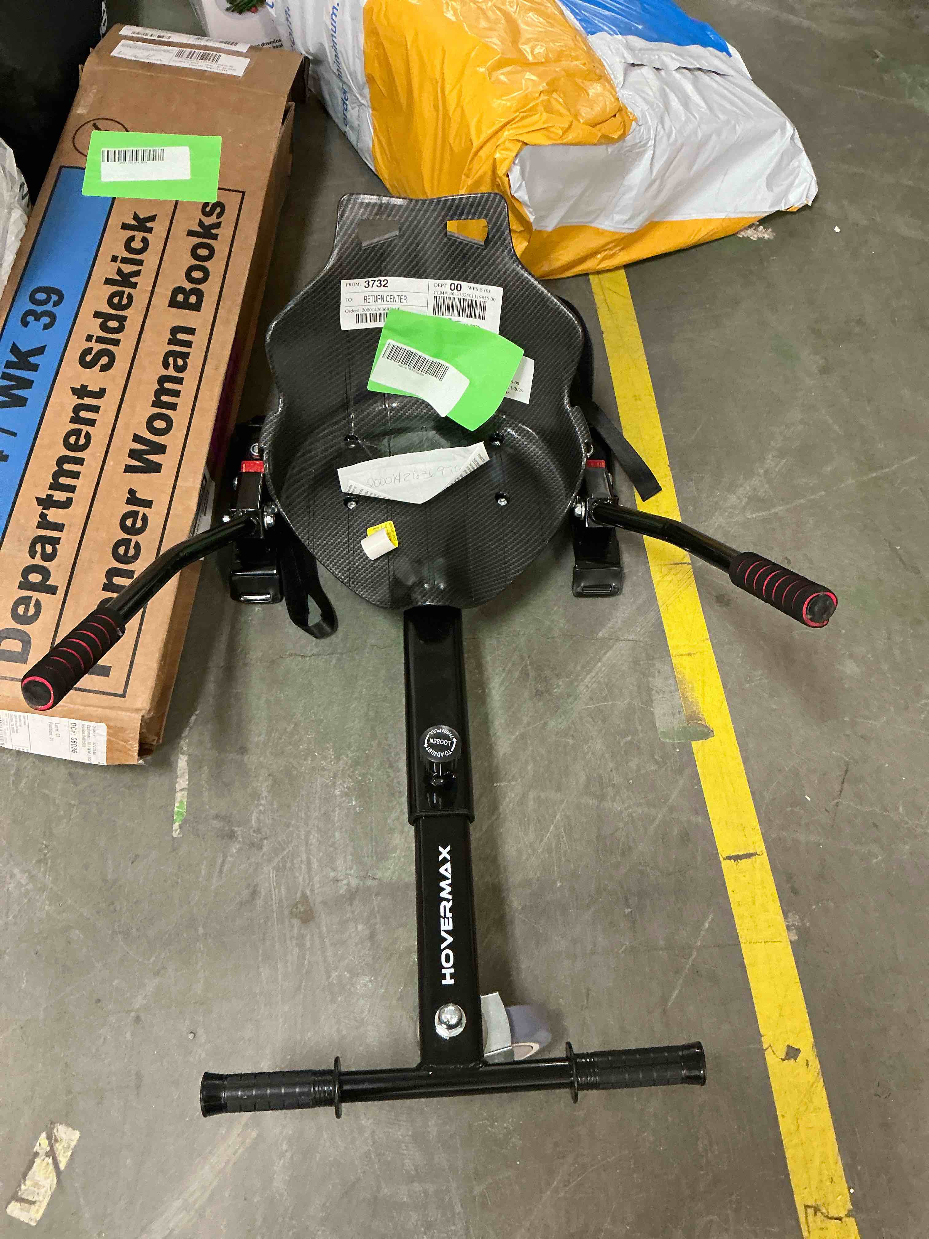 Condition photo showing Good Condition for EVERCROSS Hoverboard Go Kart  Hoverboard Seat Attachment with Adjustable Frame Length for 6.5  8  10  Hoverboard  Suitable for Kids & Adults  Black