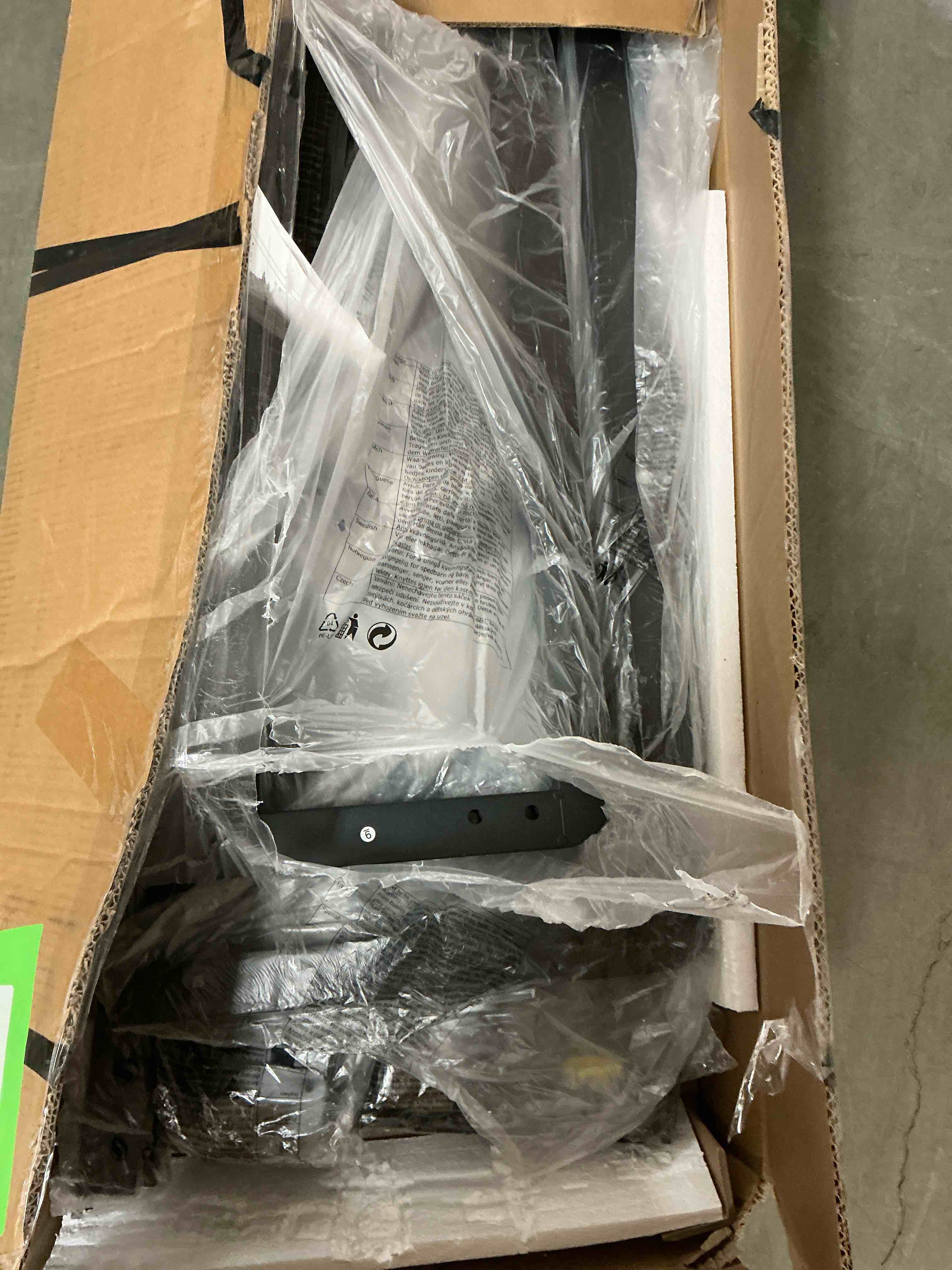 Condition photo showing Good Condition for Lifezone Bed Frame with Linen Upholstered Headboard, Twin, Metal Support, No Box Spring Needed, Noise Free, Under Bed Storage, Easy Assembly, Grey