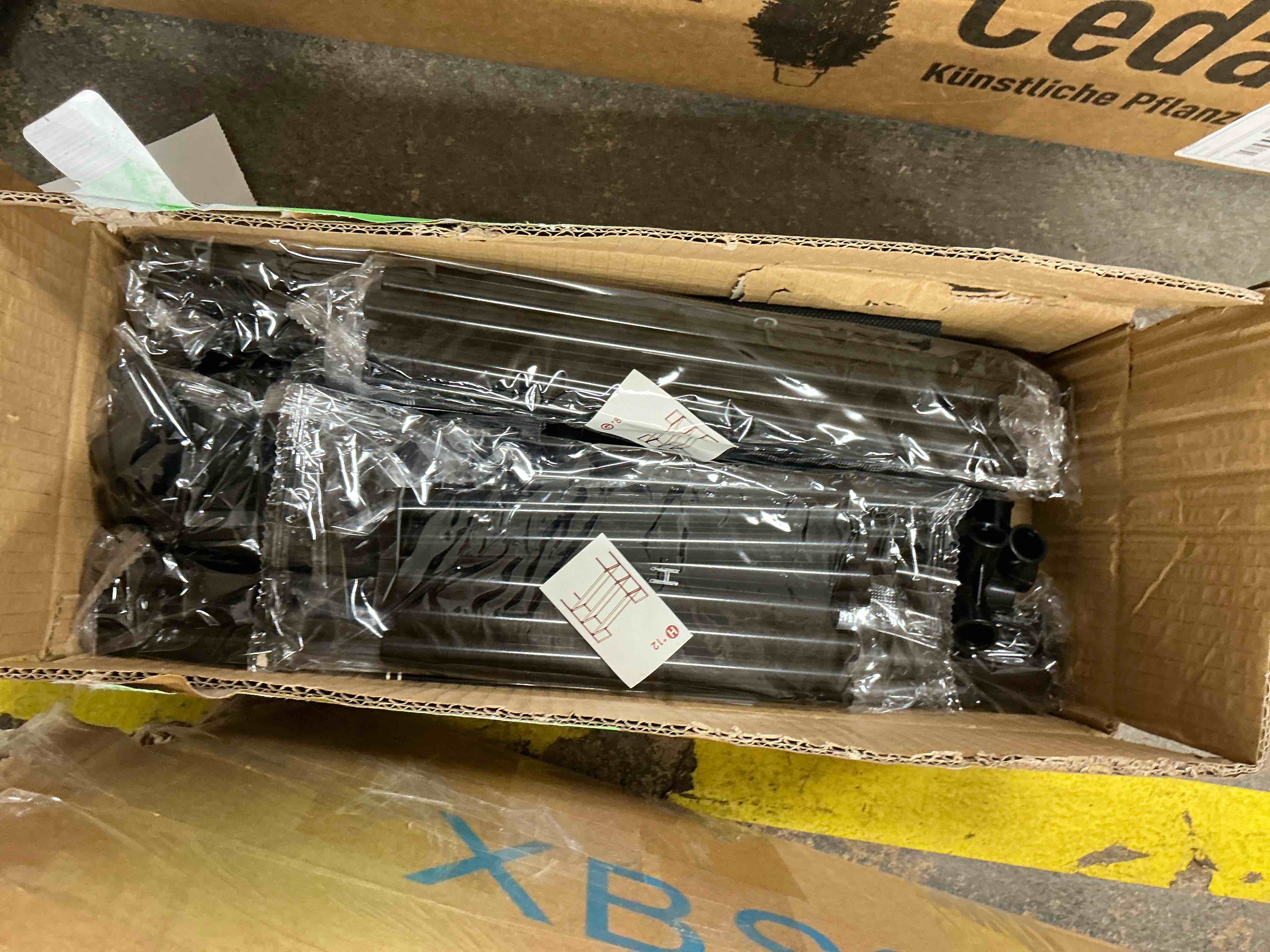 Condition photo showing New/Like New for Sakugi 3-Tier Shoe Rack, Sturdy Shoe Organizer, Shoe Shelf Holds up to 16 Pairs of Shoes, Assembled Length, 28 in