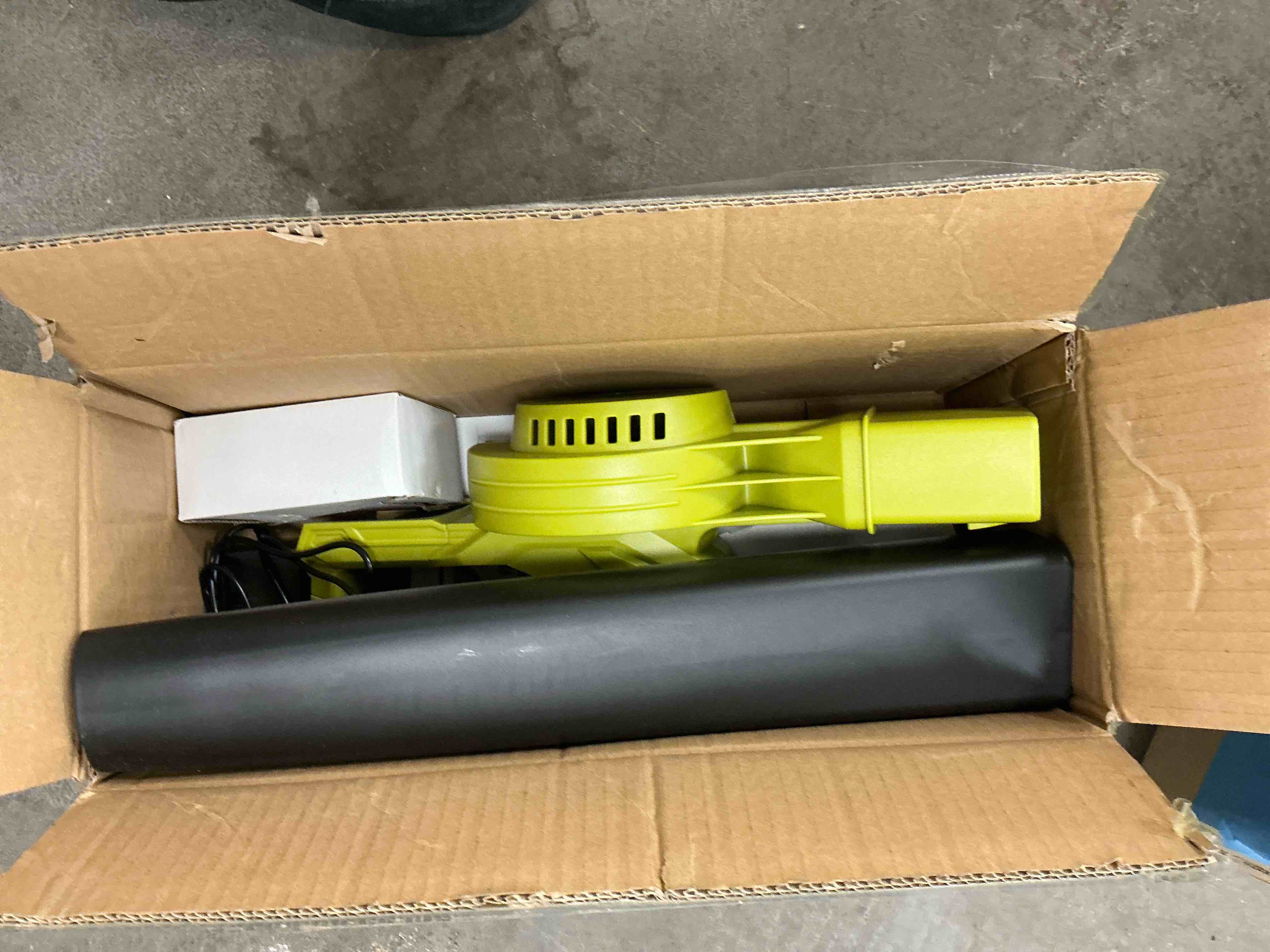 Condition photo showing New/Like New for 20V Cordless Electric Leaf Blower with 2 x 2.0Ah Batteries & Charger – 320 CFM, 150 MPH Lightweight Battery-Powered Leaf Blower for Lawn Care, Leaves & Dust – 3-Speed Mode