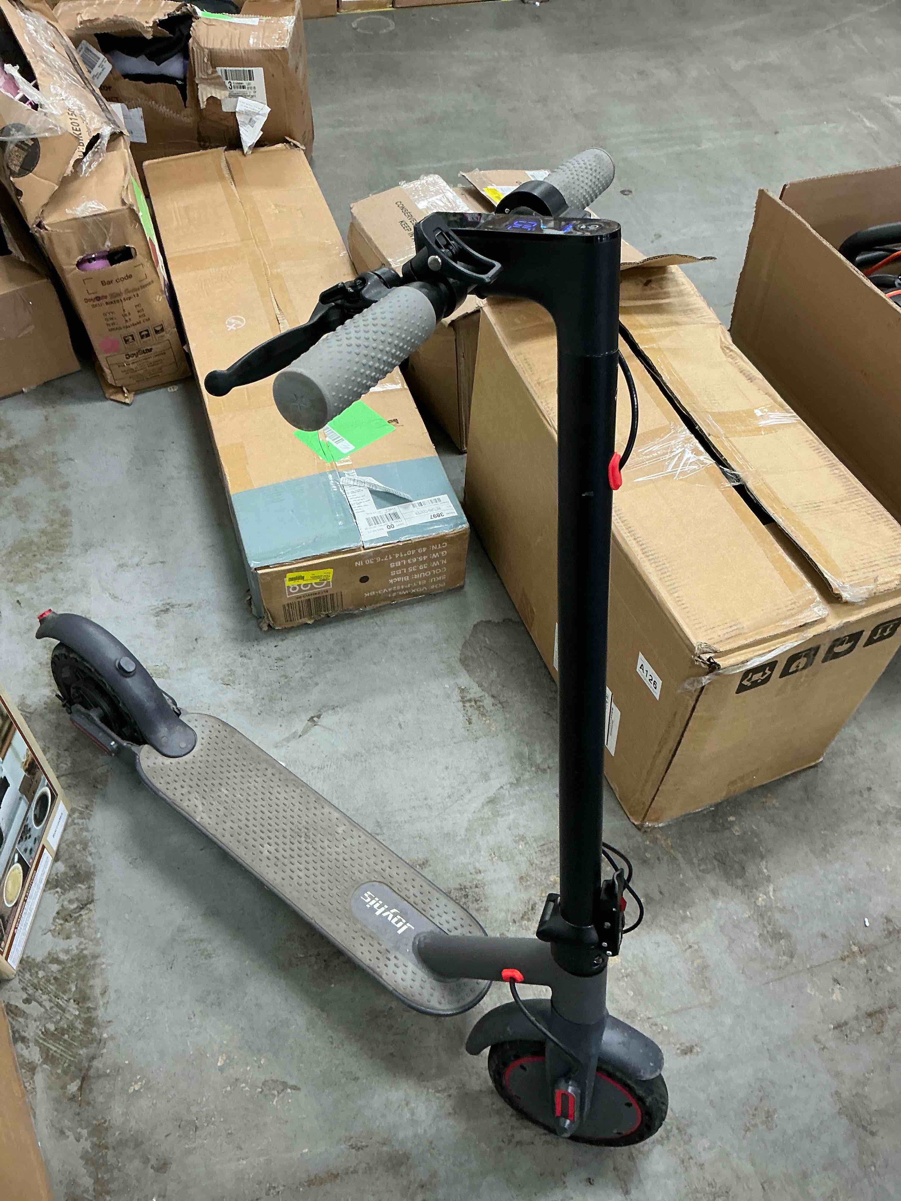 Condition photo showing Good Condition for JOYHIS J078 Electric Scooter for Men and Women 8.5" Solid Tire 19mph Power by 350W Motor Max 21 mile Range Folding Commuting E Scooter