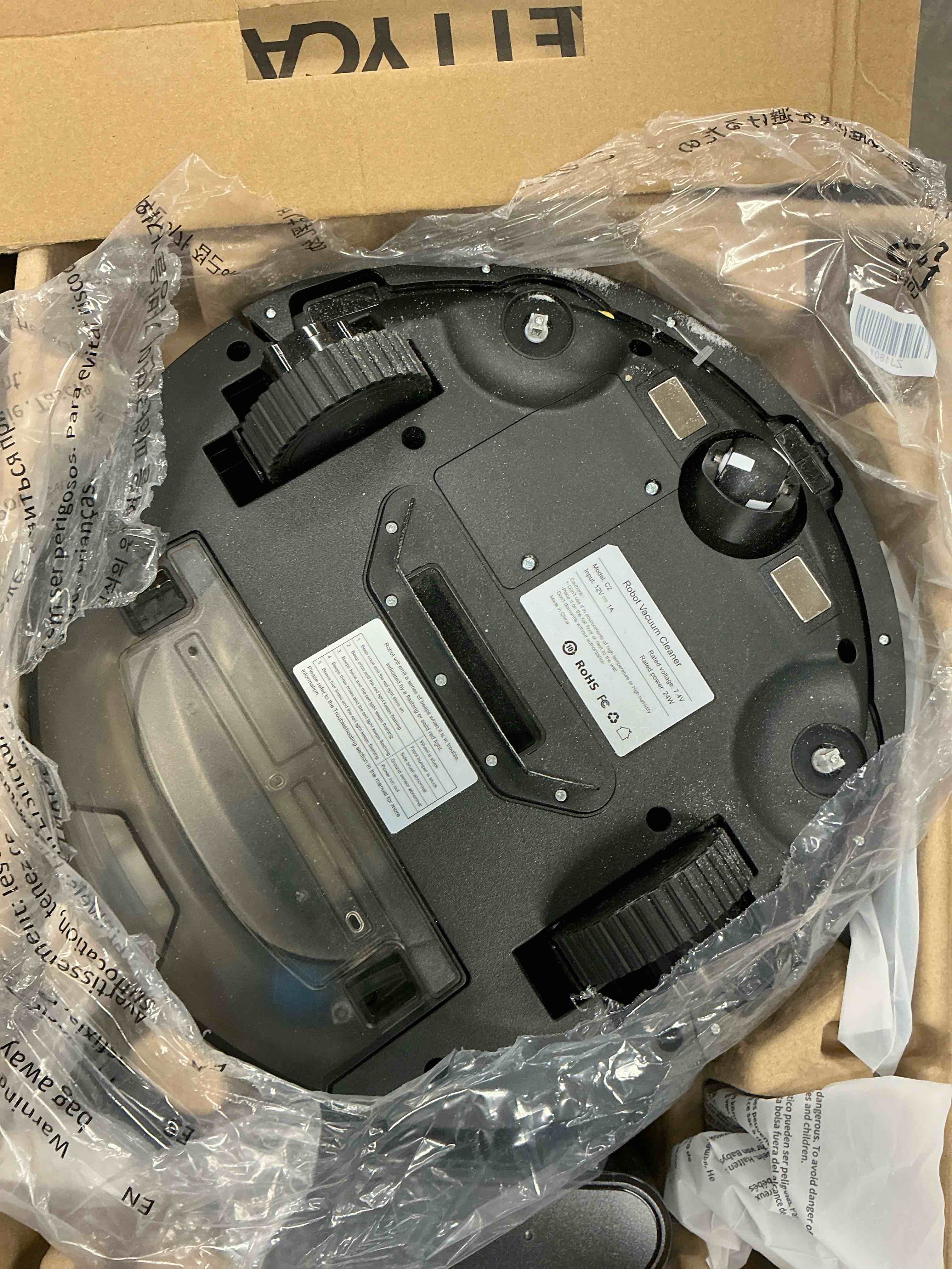 Condition photo showing Good Condition for Prettycare C2 2 in 1 Robot Vacuum and Mop Combo Cleaner, Black