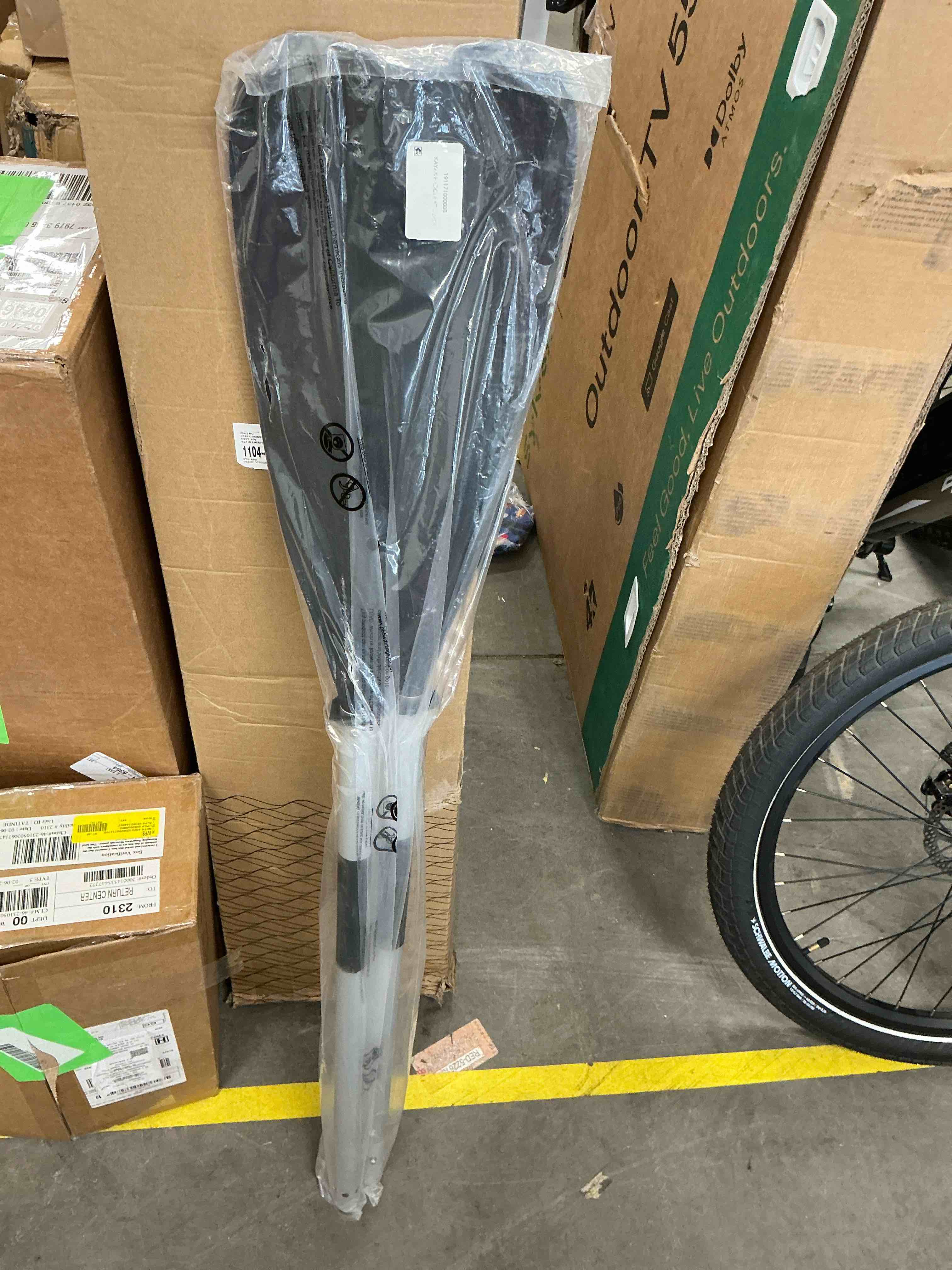 Condition photo showing New/Like New for 87" Black Aluminum Adult Kayak Paddle 2-Piece for Canoe, Raft, Boat
